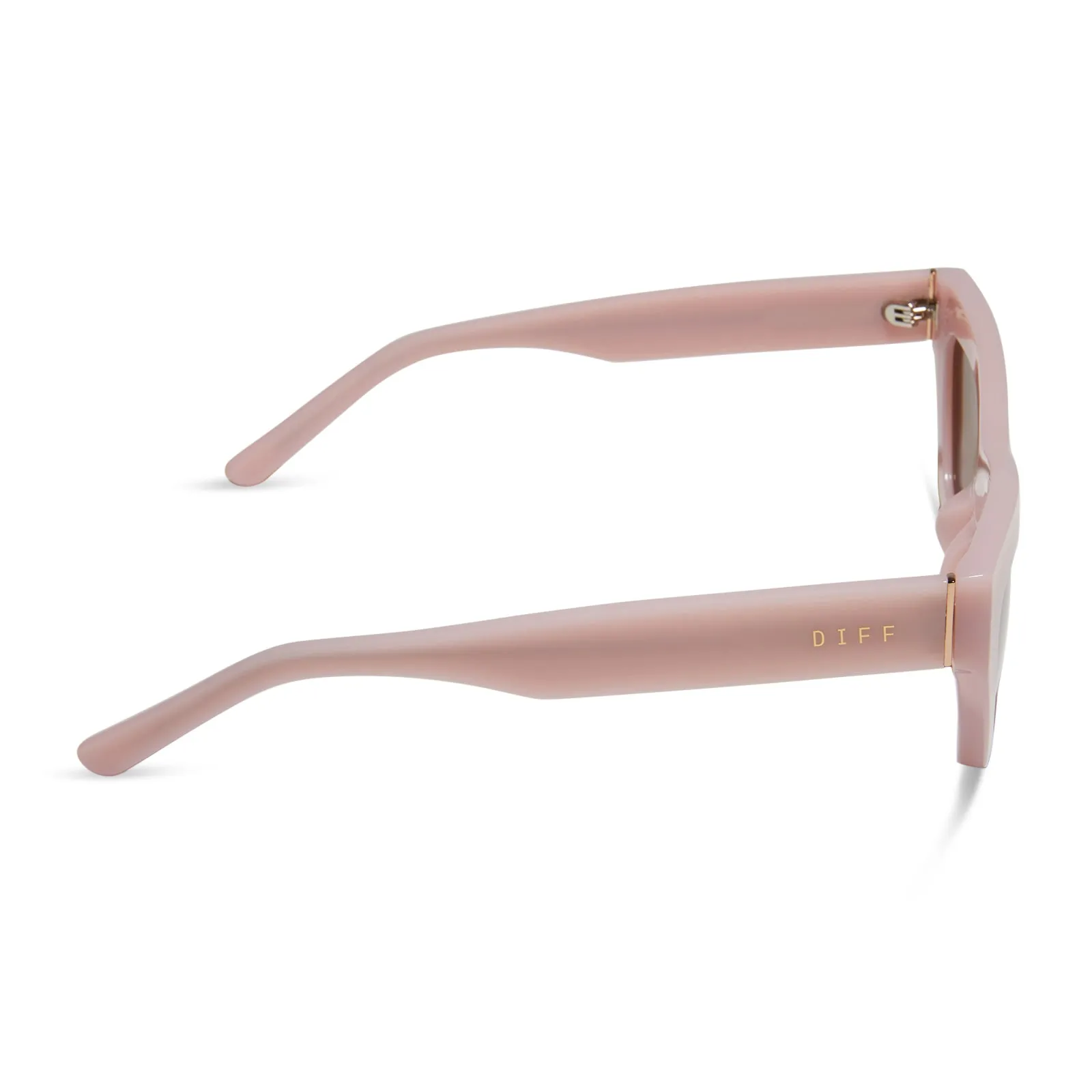 KATARINA - PINK VELVET + BROWN SUNGLASSES sold by Diff Eyewear product image thumbnail 3