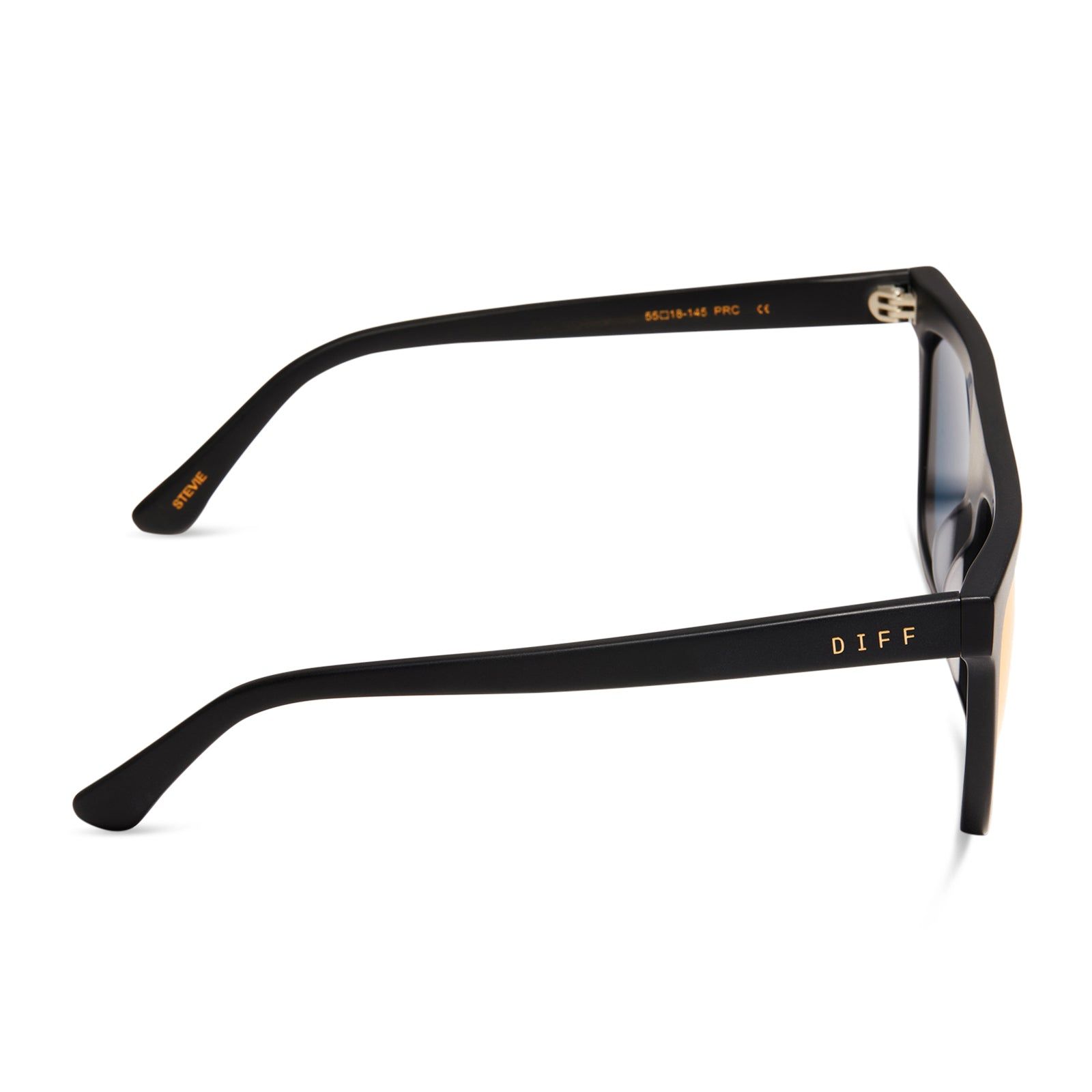 STEVIE - MATTE BLACK + SUNSET MIRROR SUNGLASSES sold by Diff Eyewear product image thumbnail 3