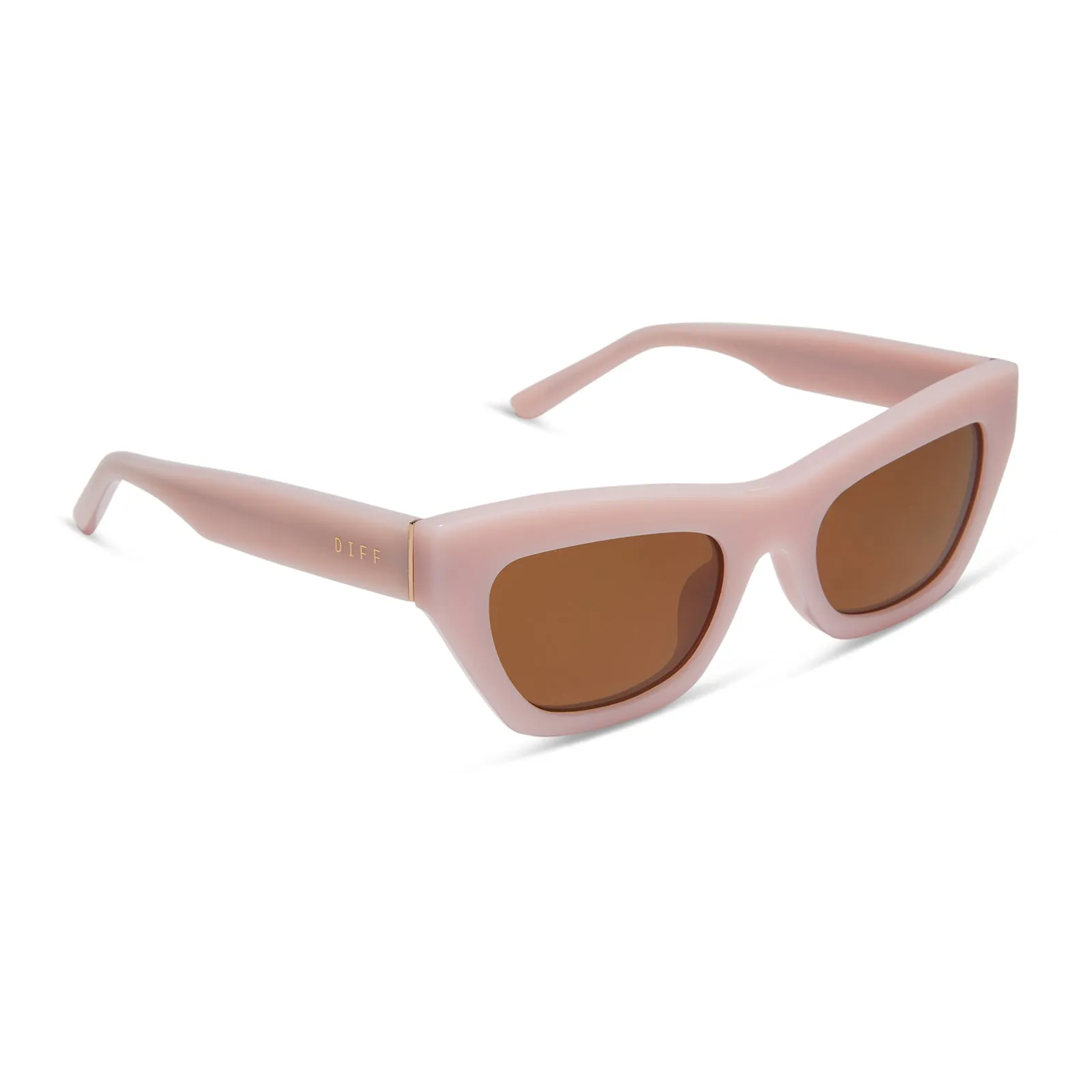 KATARINA - PINK VELVET + BROWN SUNGLASSES sold by Diff Eyewear product image thumbnail 2
