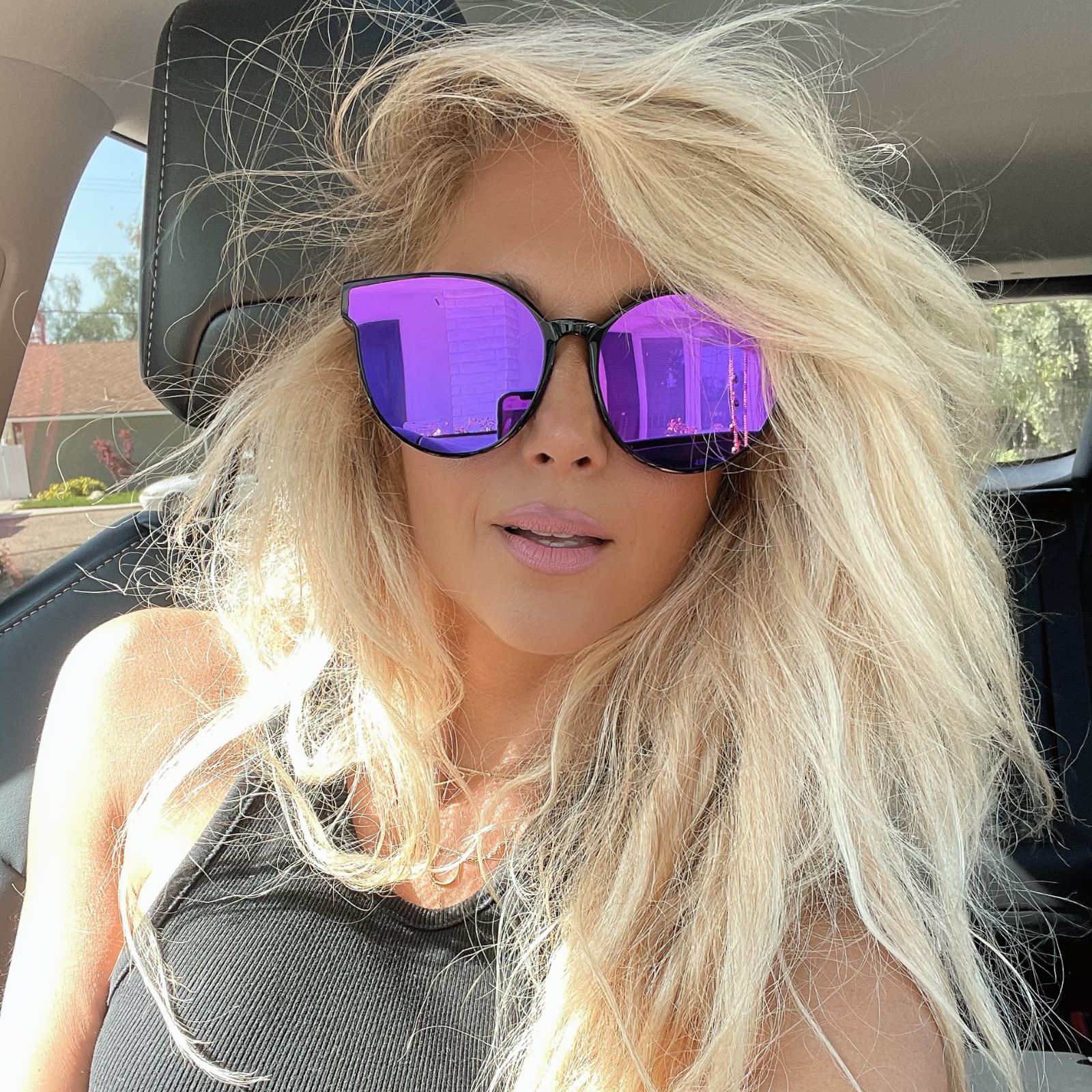 GEMMA - BLACK + PINK RUSH MIRROR SUNGLASSES sold by Diff Eyewear product image thumbnail 5