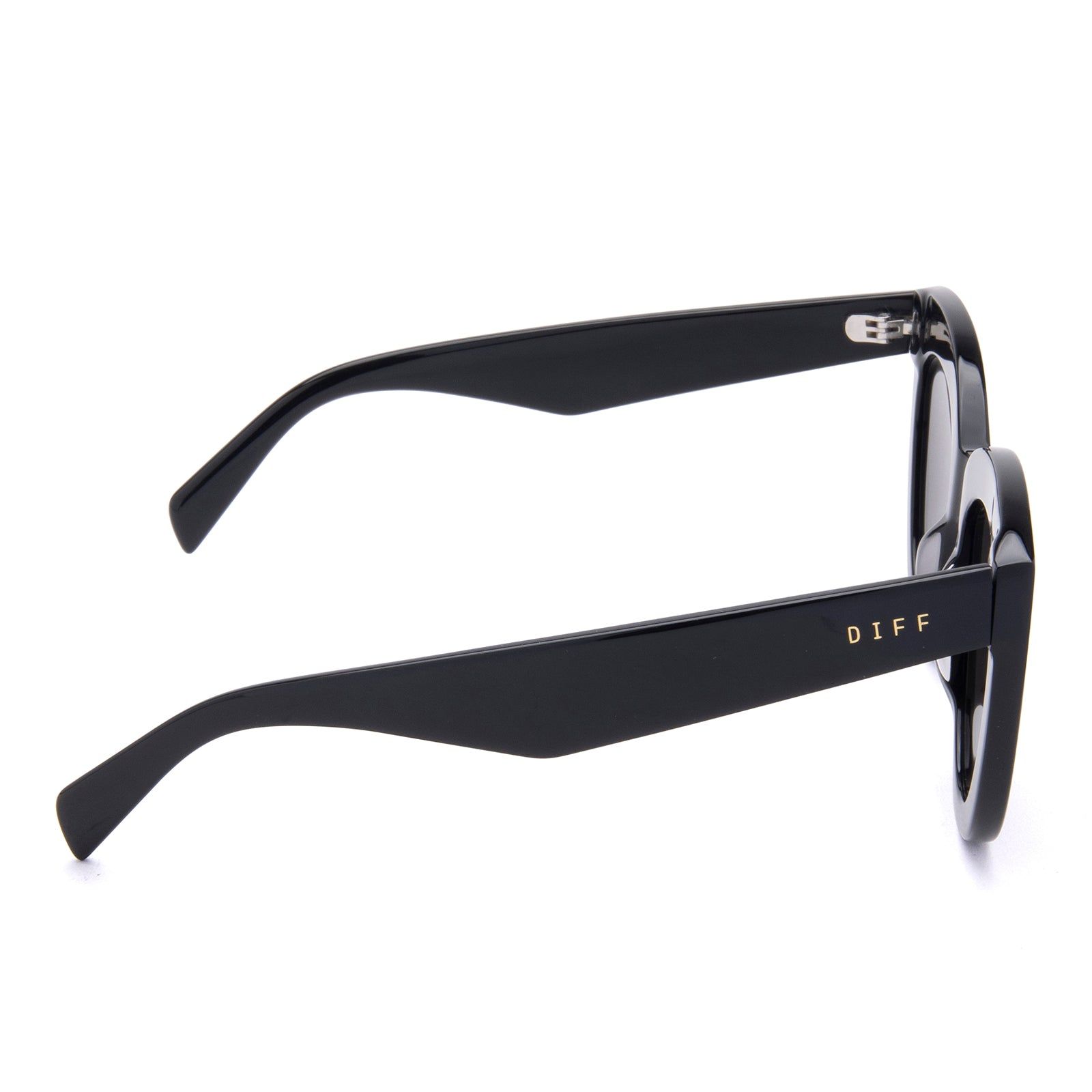 ALISA - BLACK + GREY POLARIZED SUNGLASSES sold by Diff Eyewear product image thumbnail 4