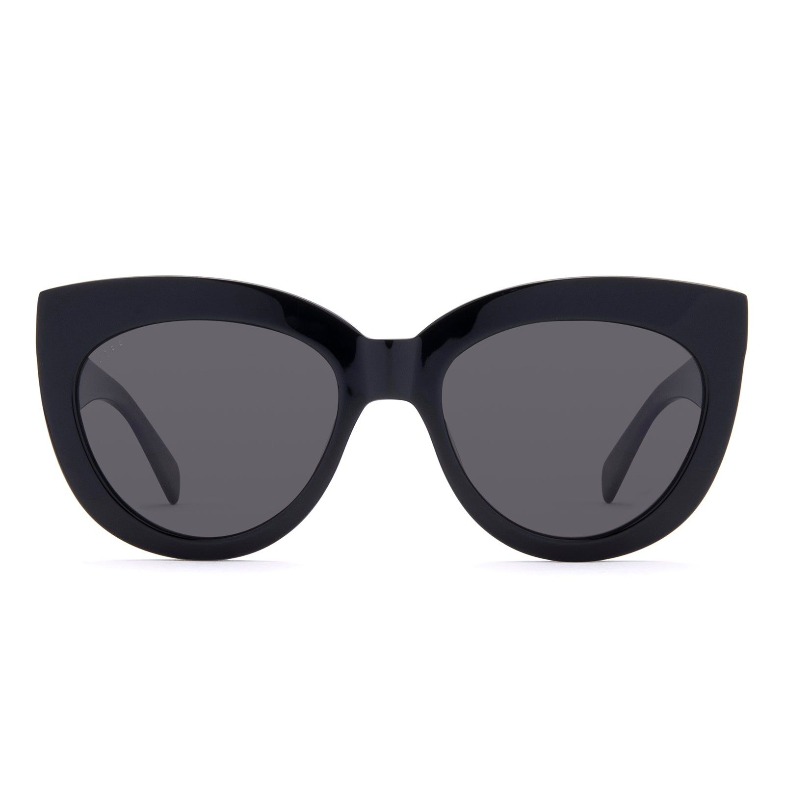 ALISA - BLACK + GREY POLARIZED SUNGLASSES sold by Diff Eyewear