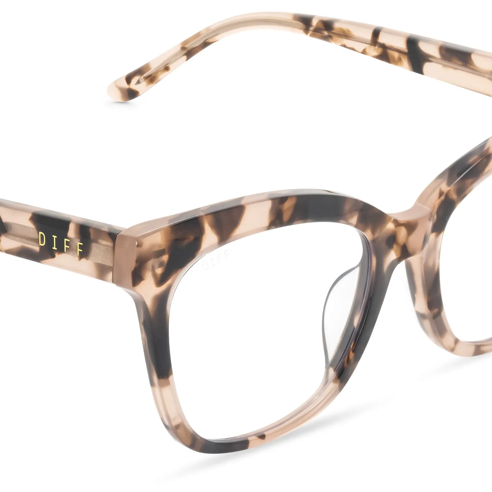 WINSTON - HIMALAYAN TORTOISE + BLUE LIGHT GLASSES sold by Diff Eyewear product image thumbnail 3