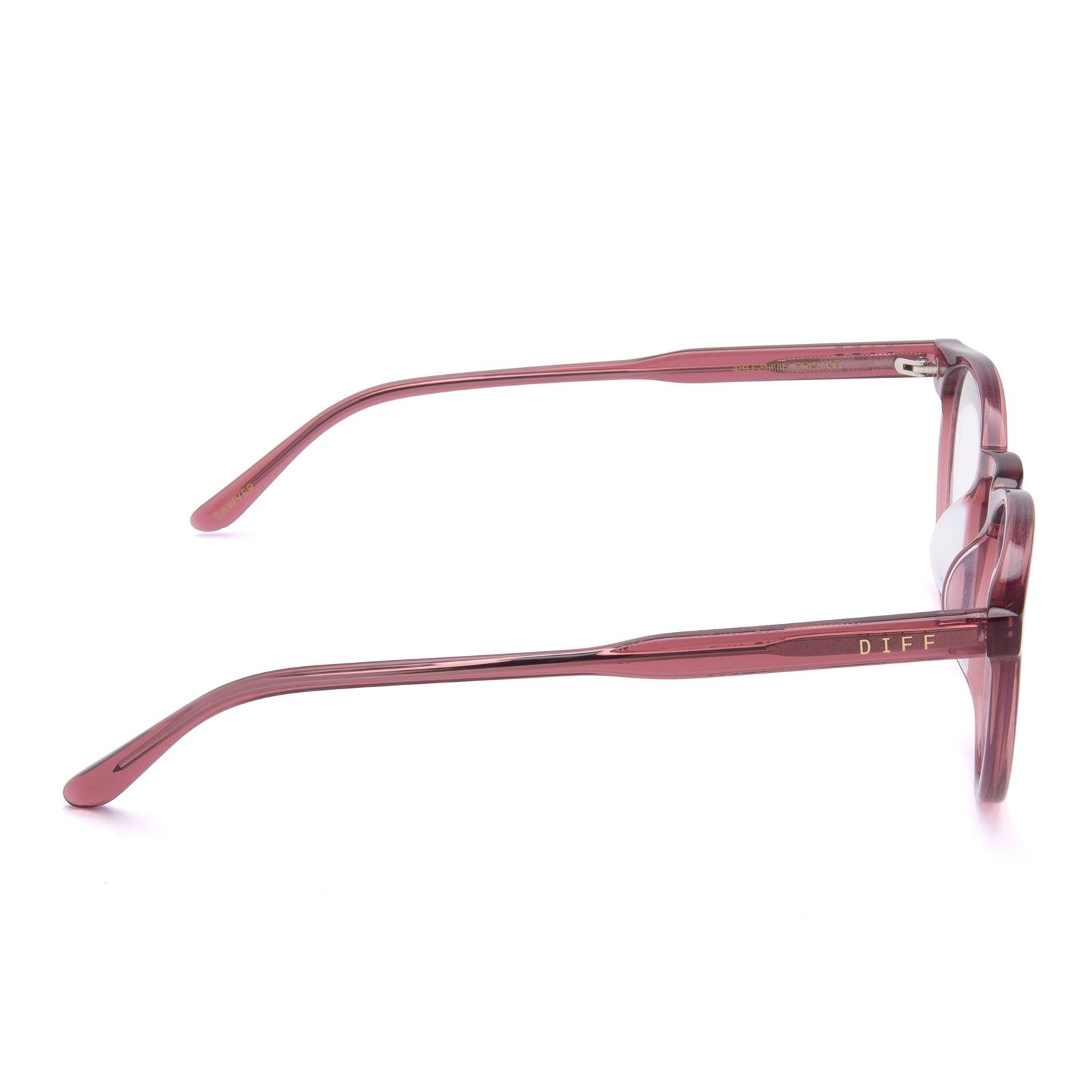 SAWYER - MULBERRY + BLUE LIGHT TECHNOLOGY GLASSES sold by Diff Eyewear product image thumbnail 4