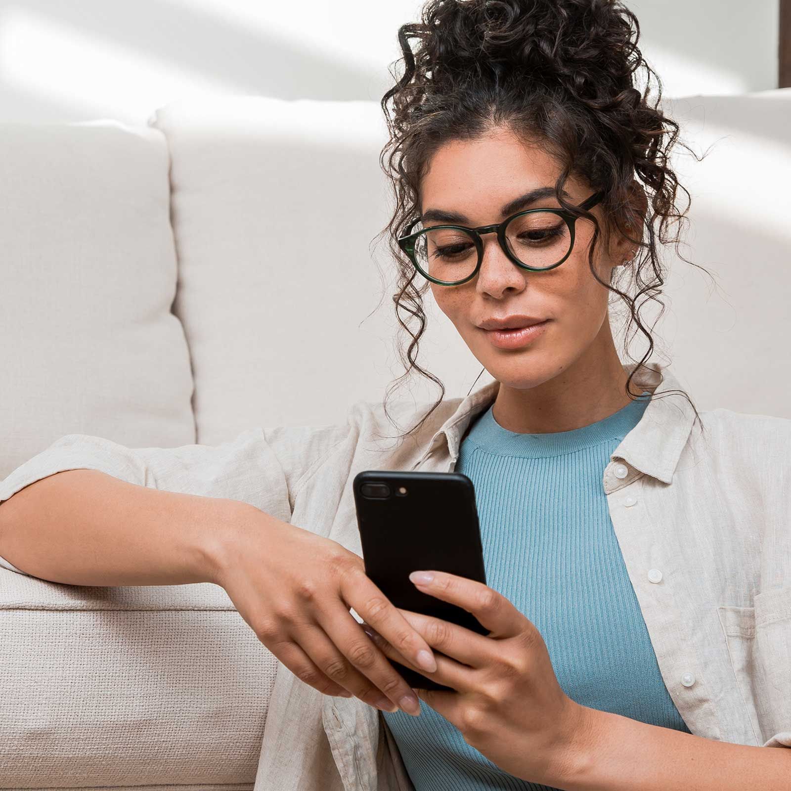 SAWYER - SEA GRASS + CLEAR GLASSES sold by Diff Eyewear product image thumbnail 6