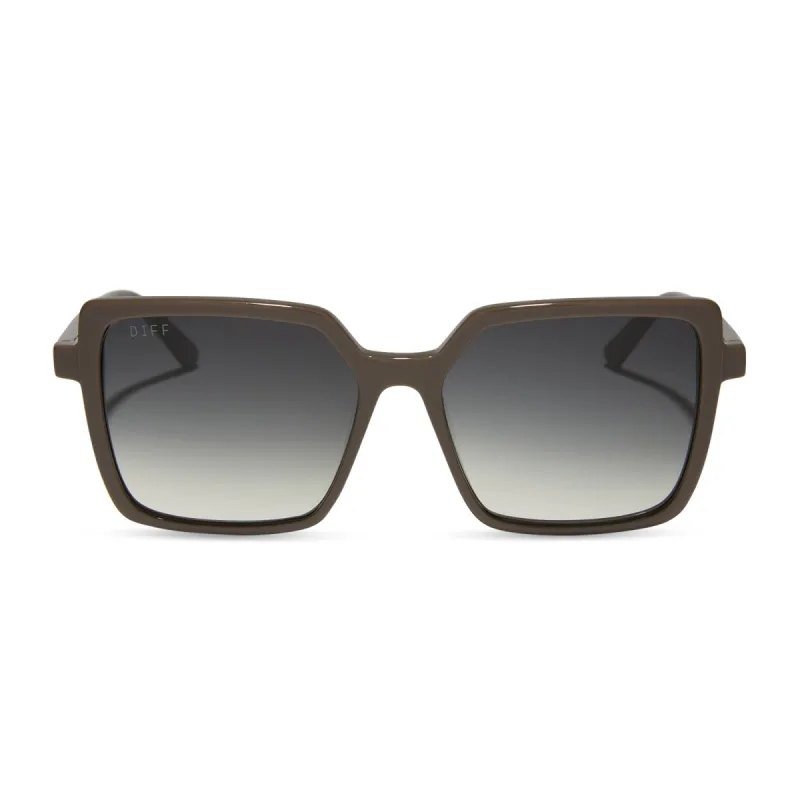 ESME - LONDON STONE + GREY GRADIENT SUNGLASSES sold by Diff Eyewear