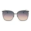 VITTORIA - BRUSHED BLACK + TWILIGHT GRADIENT SUNGLASSES sold by Diff Eyewear