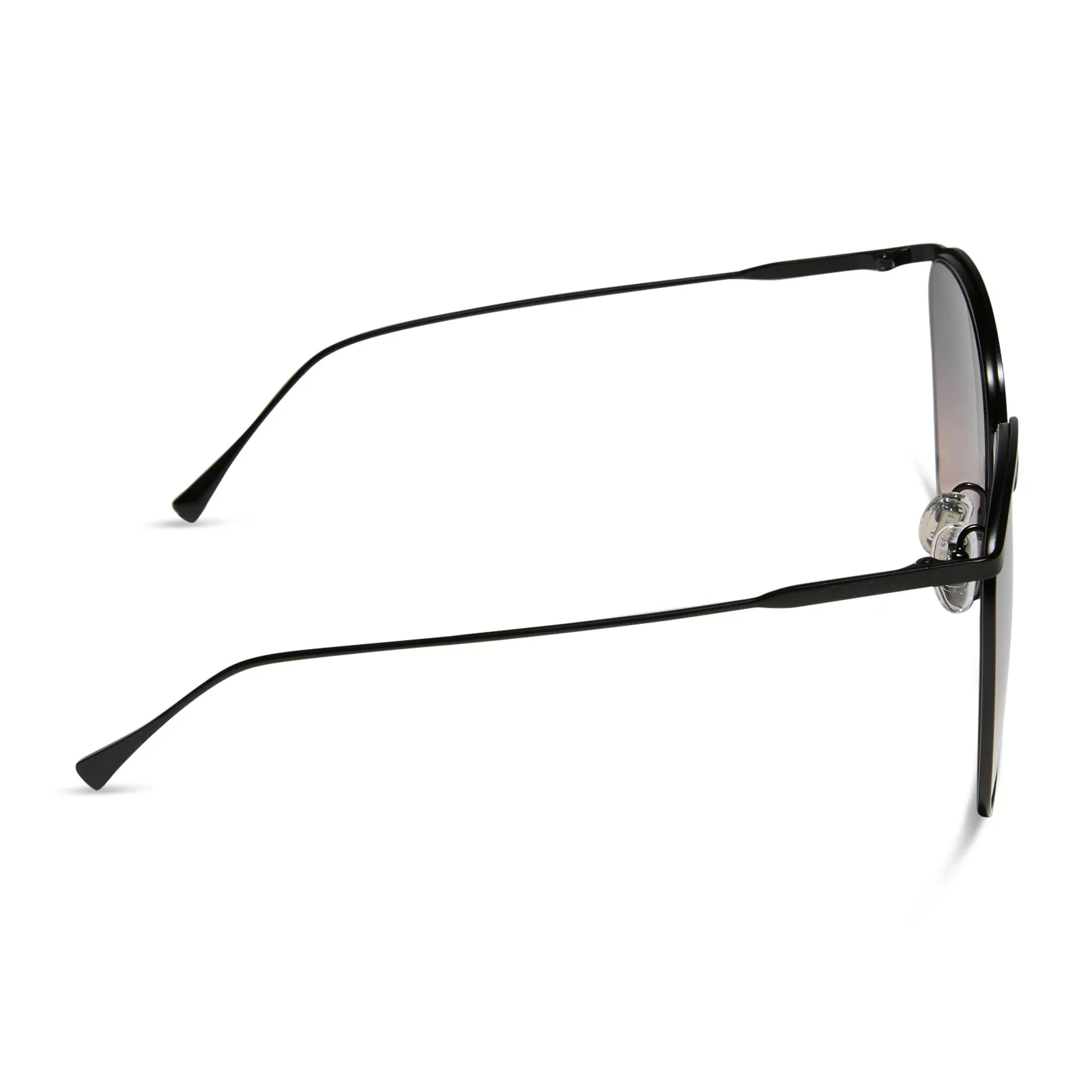 VITTORIA - BRUSHED BLACK + TWILIGHT GRADIENT SUNGLASSES sold by Diff Eyewear product image thumbnail 3