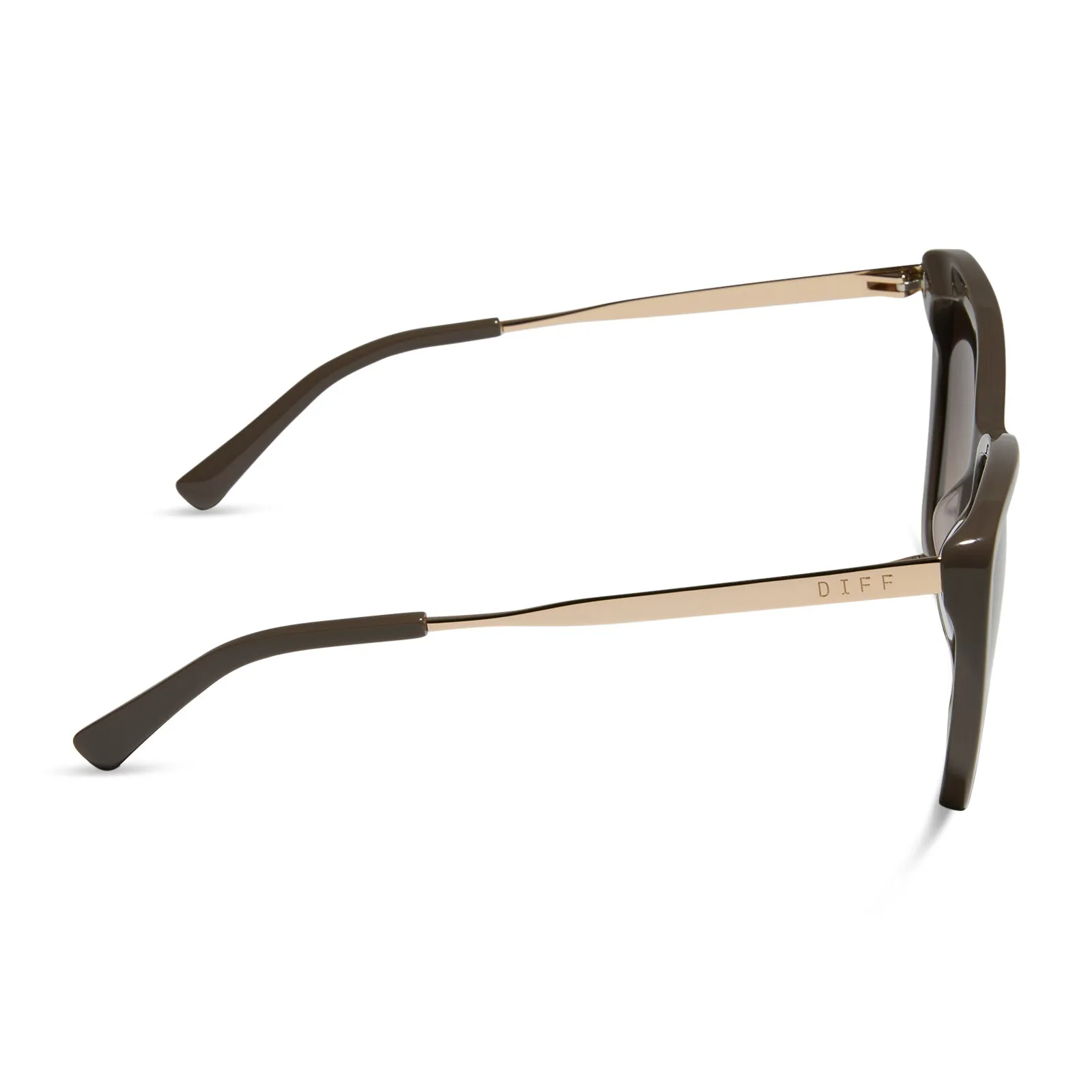 BECKY II - LONDON STONE + TRUFFLE GRADIENT SUNGLASSES sold by Diff Eyewear product image thumbnail 3