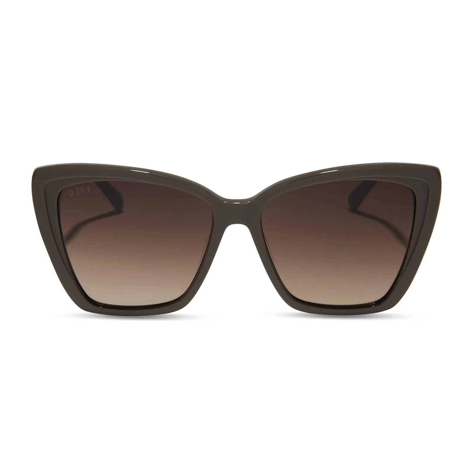 BECKY II - LONDON STONE + TRUFFLE GRADIENT SUNGLASSES sold by Diff Eyewear