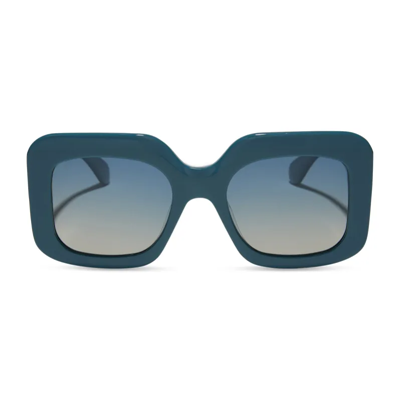 GIADA - DEEP SPACE + AEGEAN BLUE FLASH + POLARIZED SUNGLASSES sold by Diff Eyewear