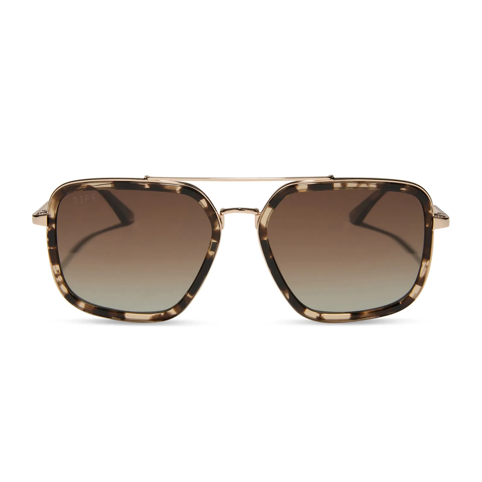 JORDAN - ESPRESSO TORTOISE + BROWN GRADIENT + POLARIZED SUNGLASSES sold by Diff Eyewear