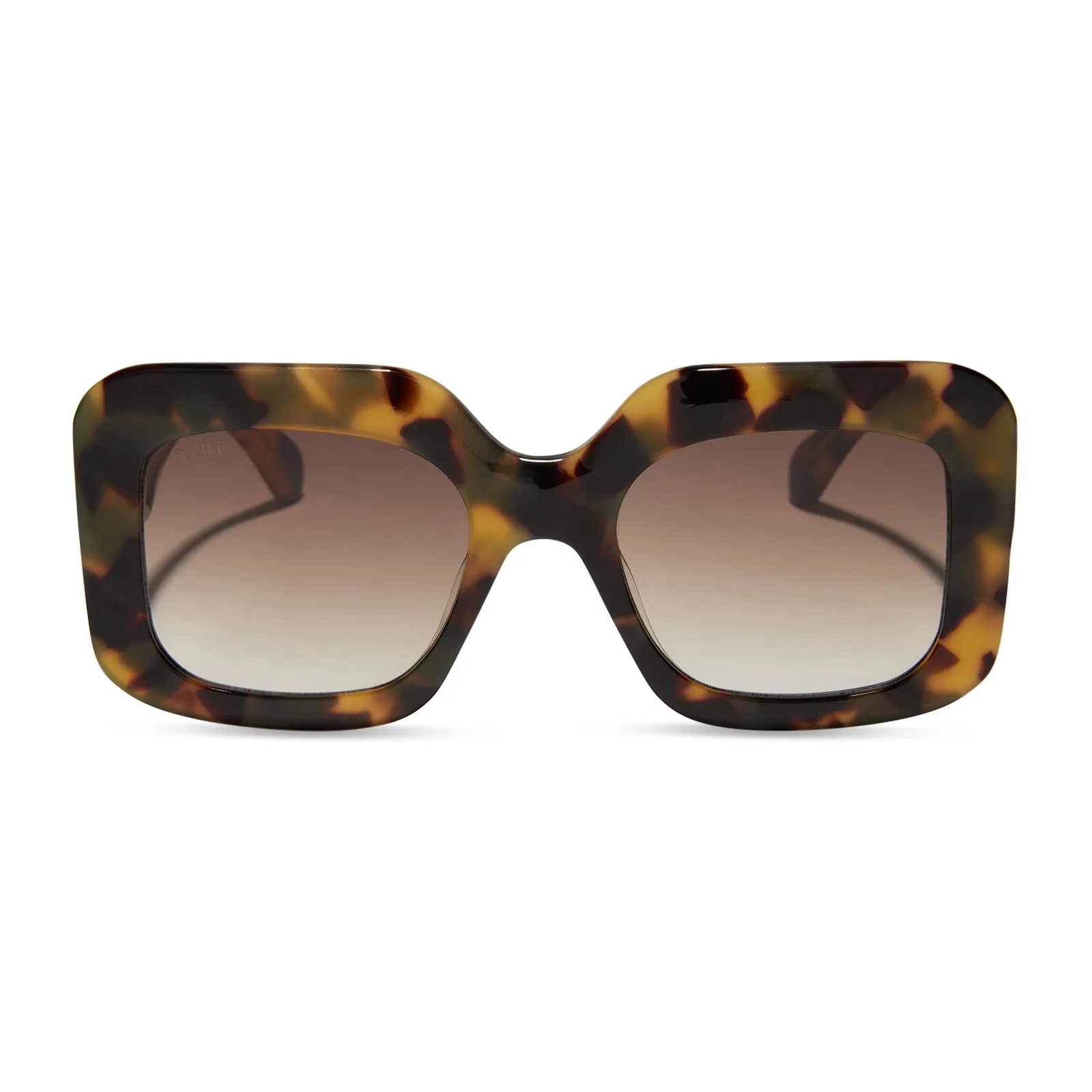 GIADA - BROWN KOMBU + BROWN GRADIENT + POLARIZED SUNGLASSES sold by Diff Eyewear