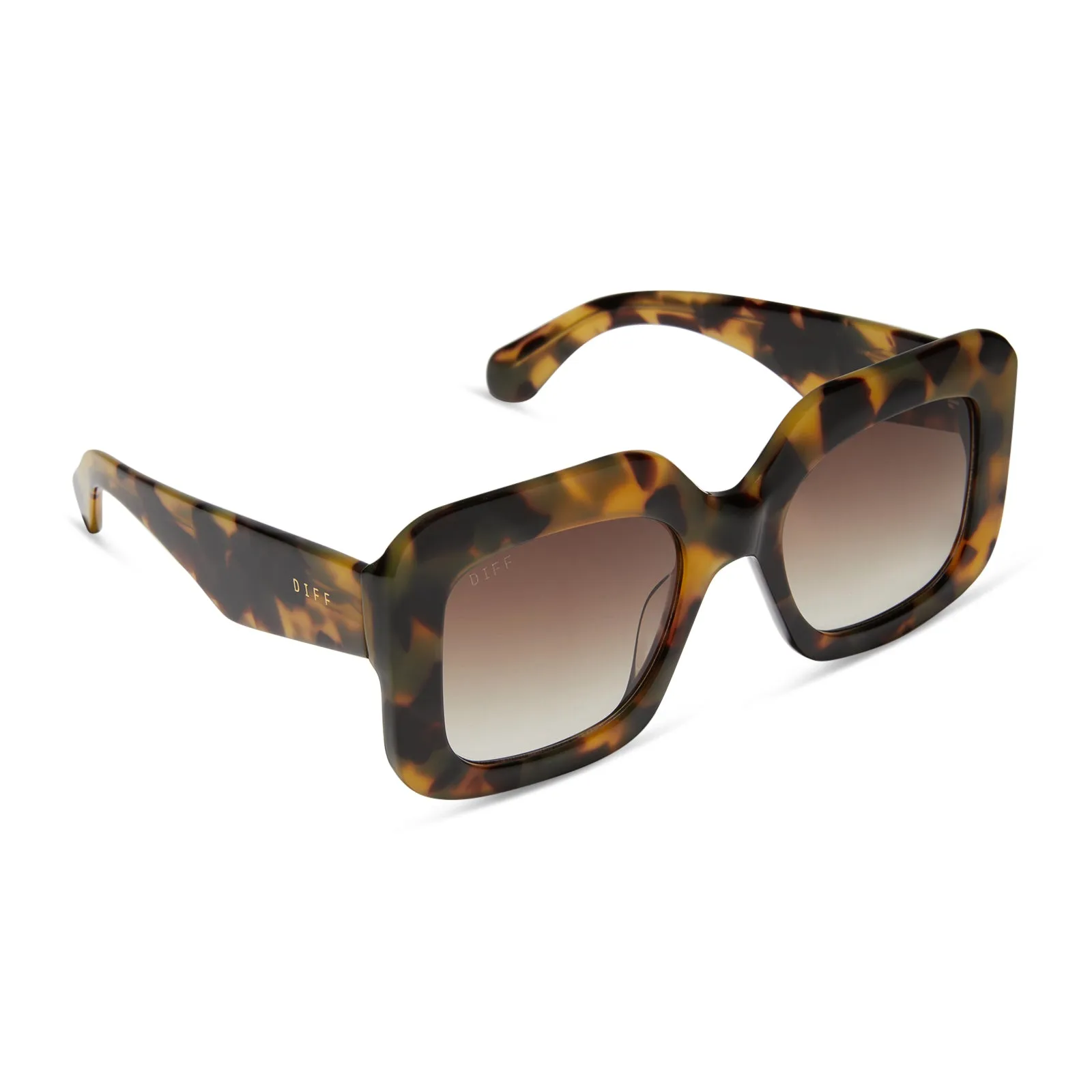 GIADA - BROWN KOMBU + BROWN GRADIENT + POLARIZED SUNGLASSES sold by Diff Eyewear product image thumbnail 2
