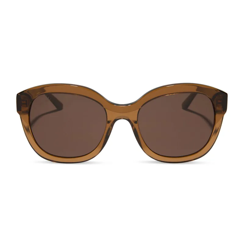 PATRICIA NASH - HUTTON + HAZELNUT + BROWN SUNGLASSES sold by Diff Eyewear