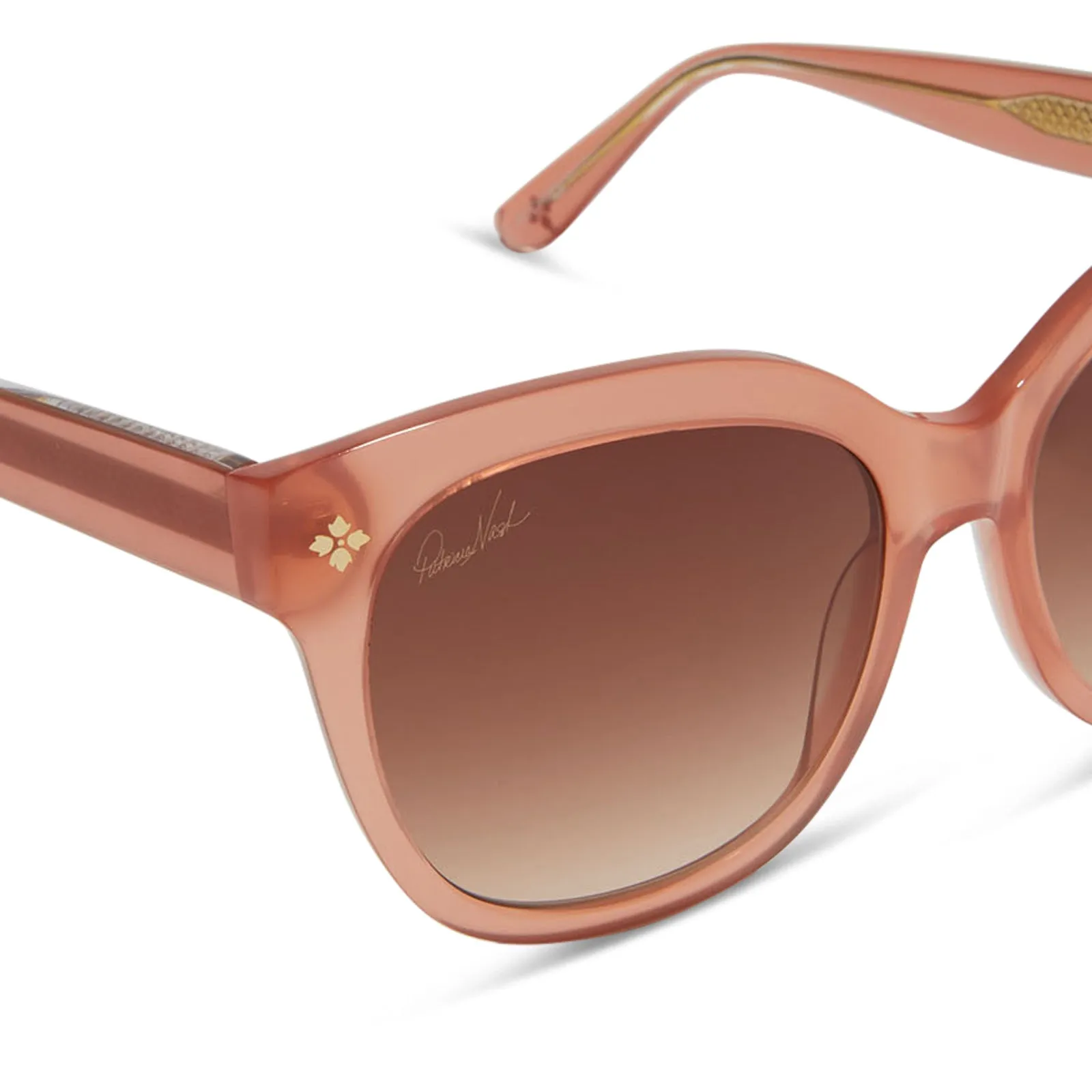 PATRICIA NASH - AUDREY + APRICOT + BROWN GRADIENT SUNGLASSES sold by Diff Eyewear product image thumbnail 4