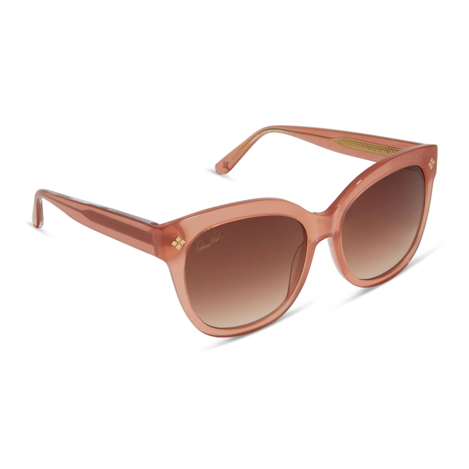 PATRICIA NASH - AUDREY + APRICOT + BROWN GRADIENT SUNGLASSES sold by Diff Eyewear product image thumbnail 2