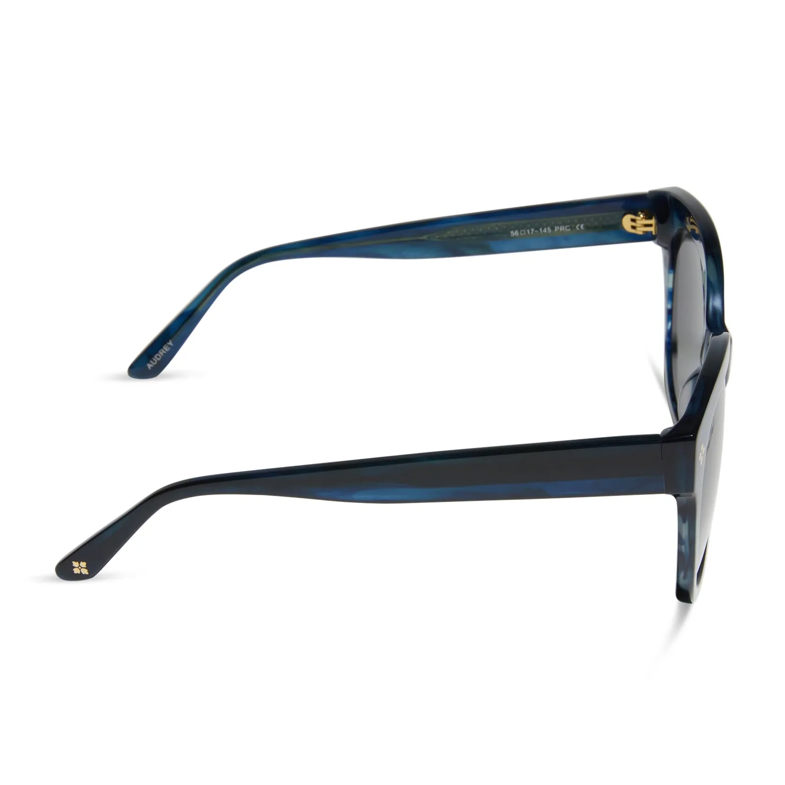 PATRICIA NASH - AUDREY + DEEP BLUE SEA TORTOISE + GREY SUNGLASSES sold by Diff Eyewear product image thumbnail 3