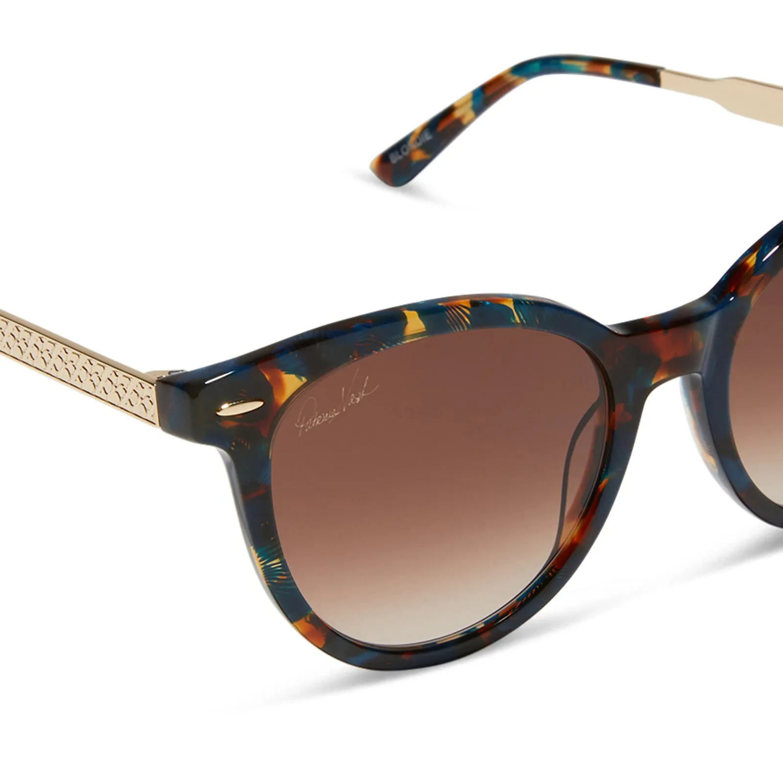 PATRICIA NASH - BLONDIE + PRAIRIE TORTOISE + BROWN GRADIENT SUNGLASSES sold by Diff Eyewear product image thumbnail 4