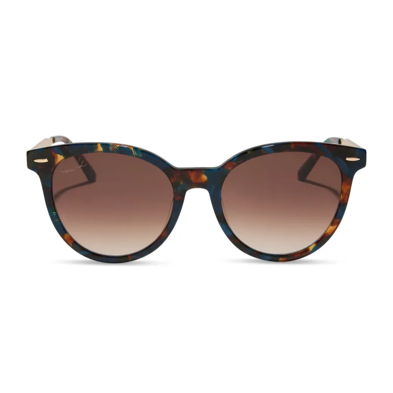 PATRICIA NASH - BLONDIE + PRAIRIE TORTOISE + BROWN GRADIENT SUNGLASSES sold by Diff Eyewear