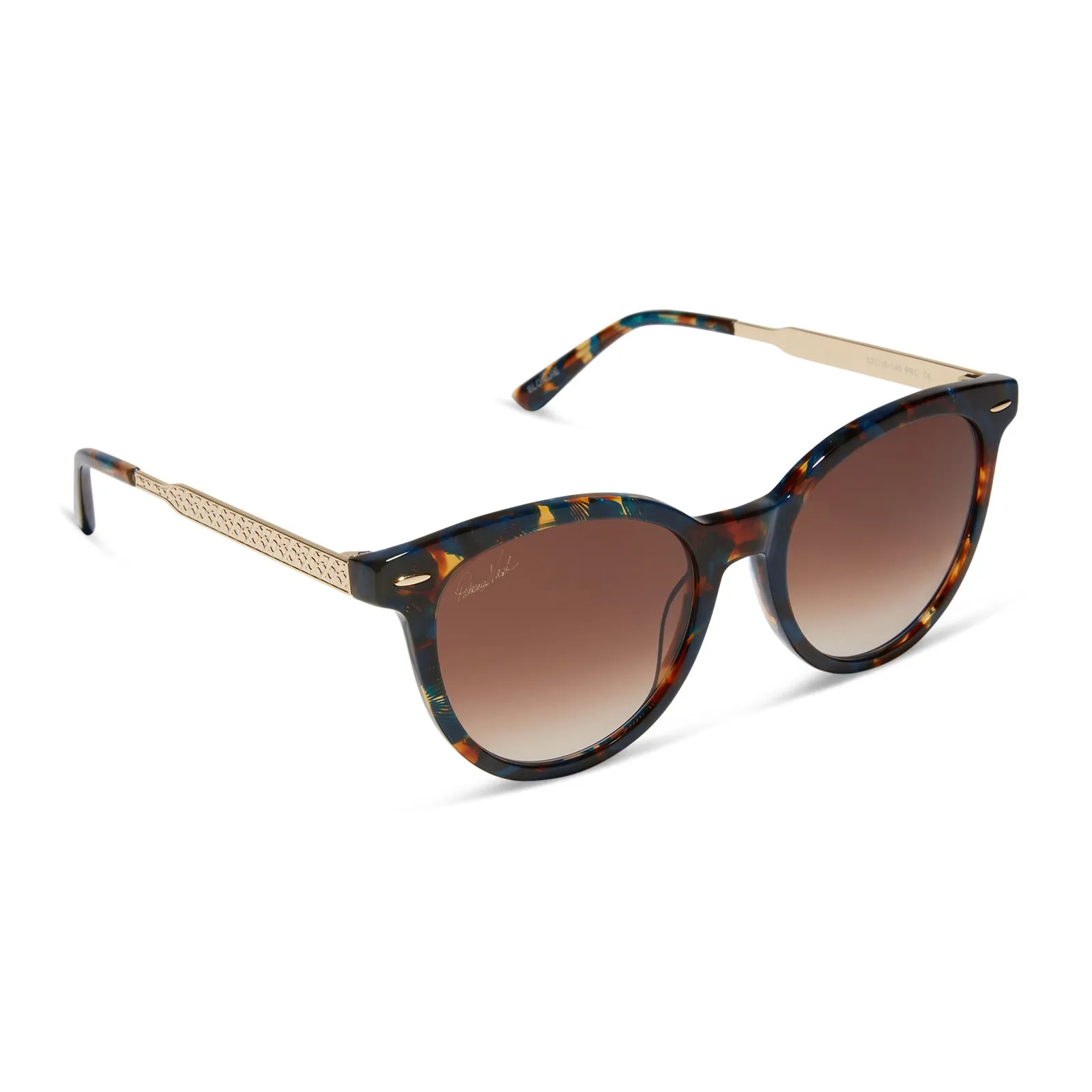 PATRICIA NASH - BLONDIE + PRAIRIE TORTOISE + BROWN GRADIENT SUNGLASSES sold by Diff Eyewear product image thumbnail 2