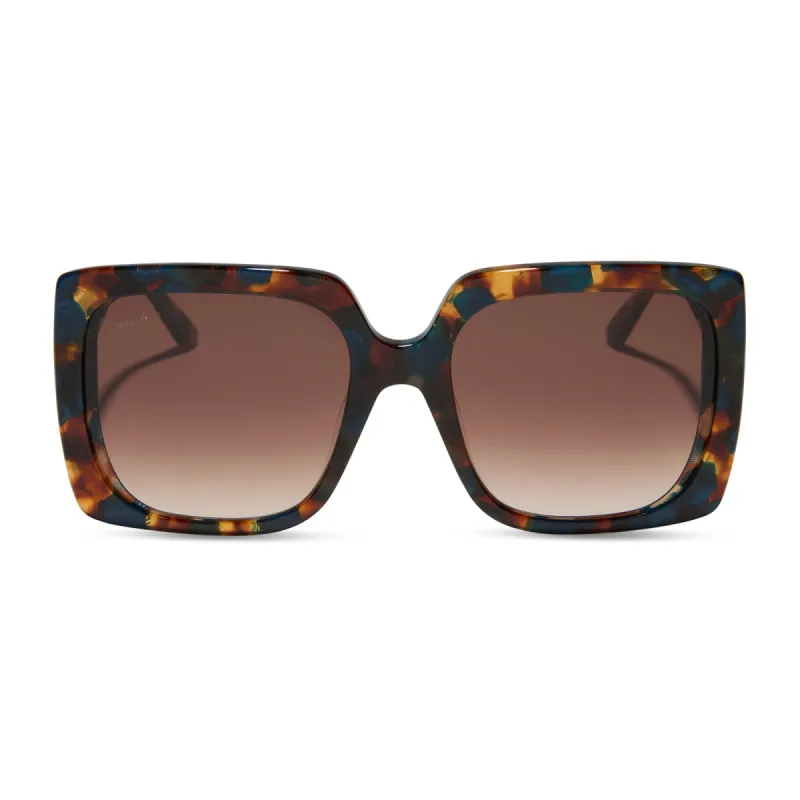 PATRICIA NASH - JACKIE + PRAIRIE TORTOISE + BROWN GRADIENT SUNGLASSES sold by Diff Eyewear