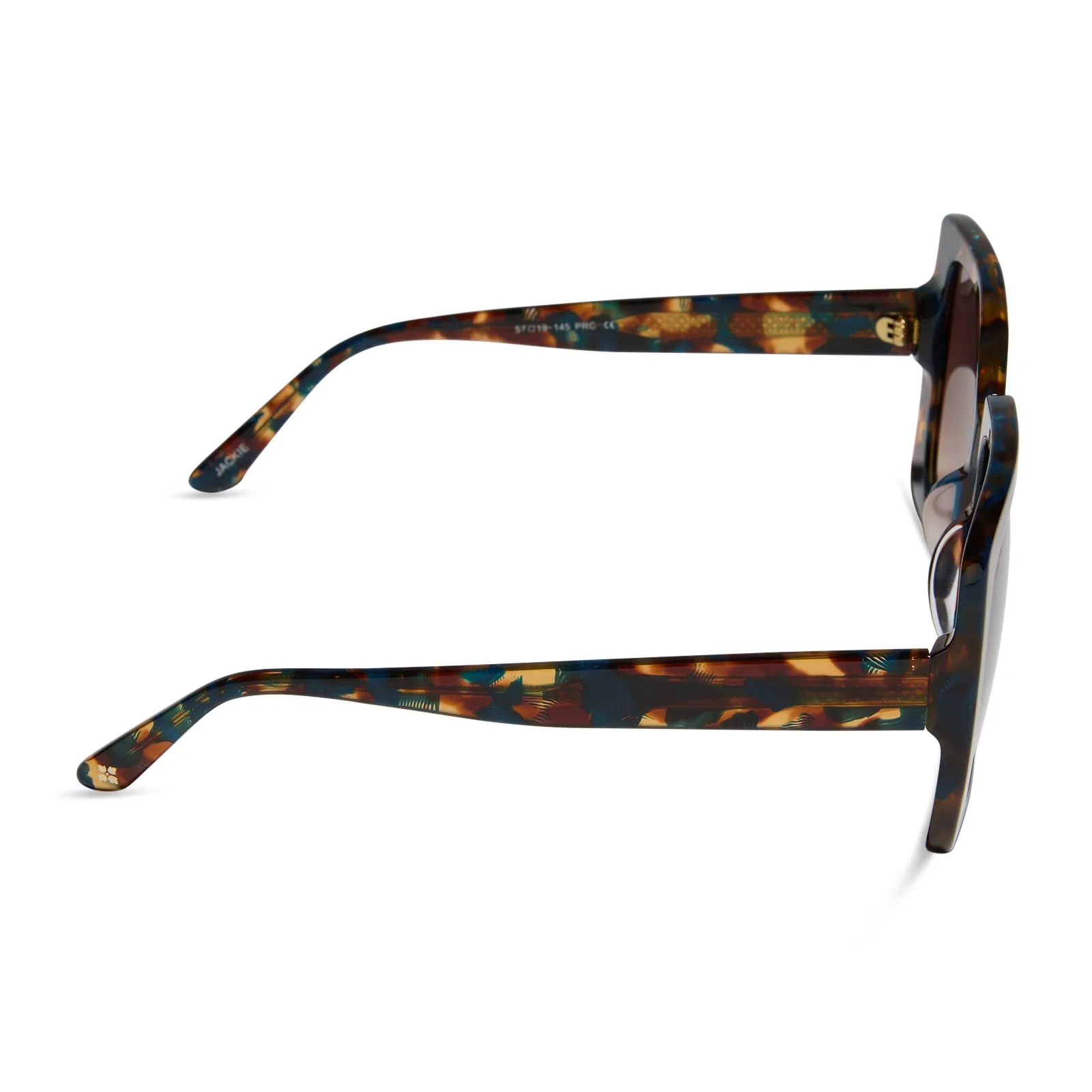 PATRICIA NASH - JACKIE + PRAIRIE TORTOISE + BROWN GRADIENT SUNGLASSES sold by Diff Eyewear product image thumbnail 3
