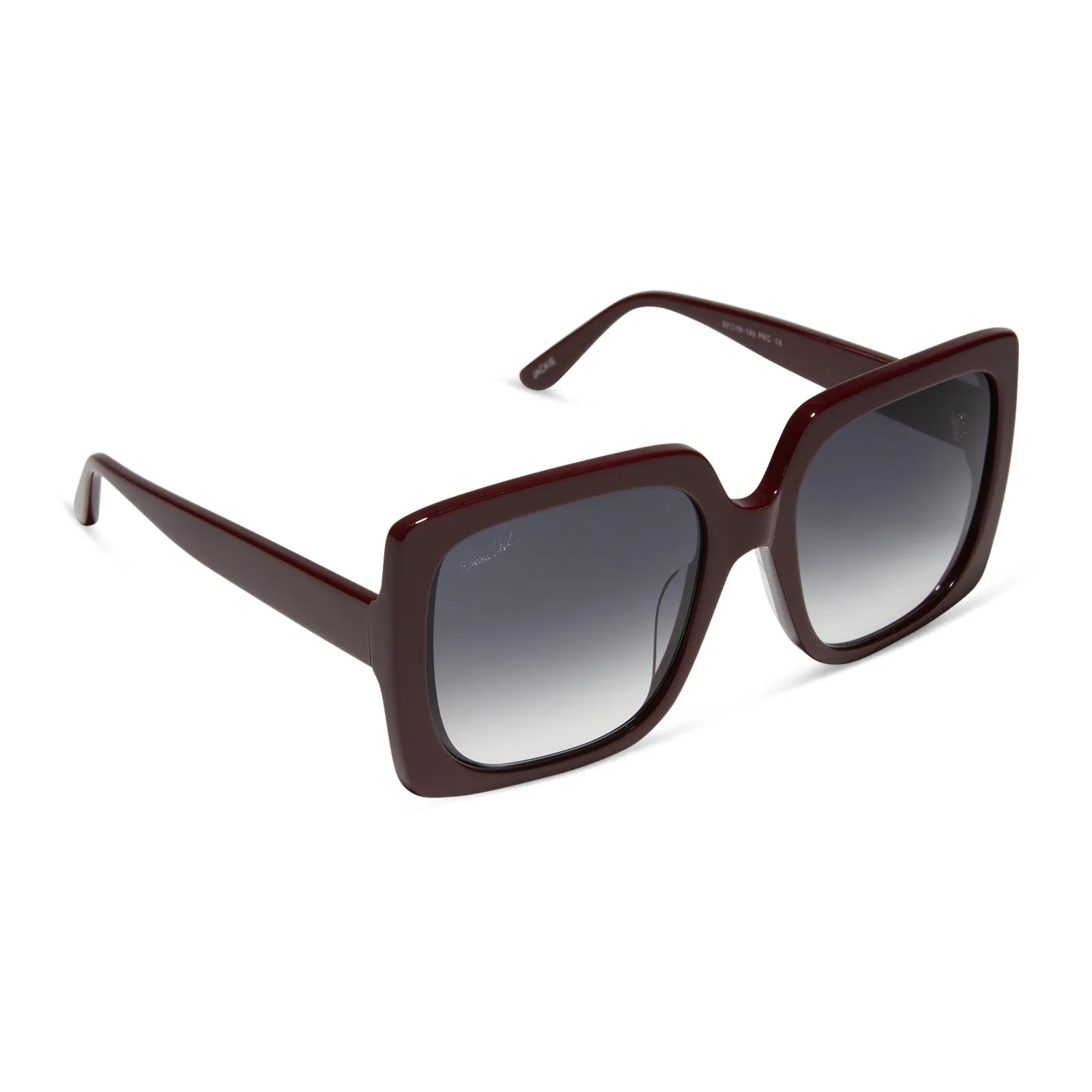 PATRICIA NASH - JACKIE + MAROON + GREY GRADIENT SUNGLASSES sold by Diff Eyewear product image thumbnail 2