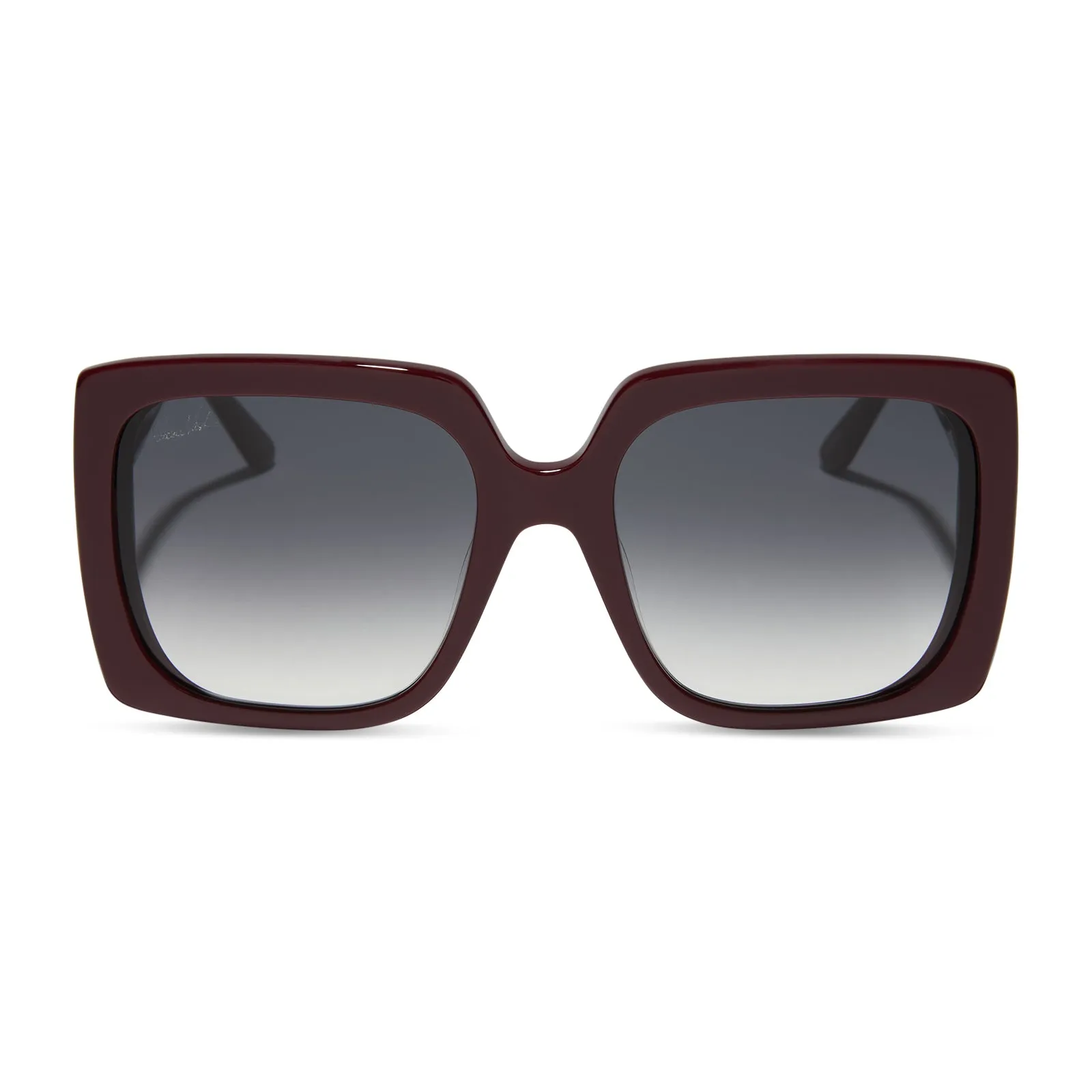 PATRICIA NASH - JACKIE + MAROON + GREY GRADIENT SUNGLASSES sold by Diff Eyewear