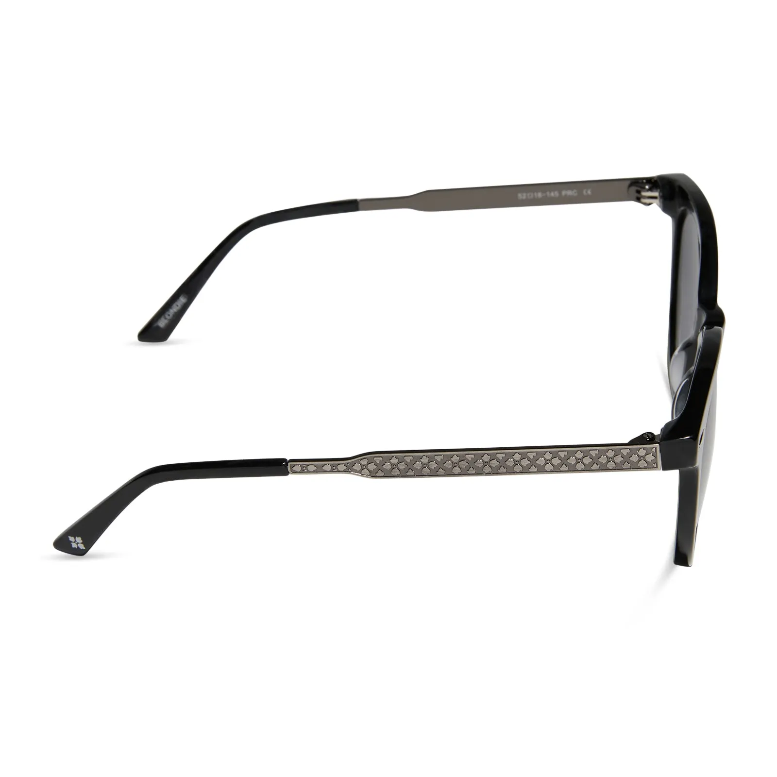 PATRICIA NASH - BLONDIE + ANTIQUE METALLIC + GREY GRADIENT SUNGLASSES sold by Diff Eyewear product image thumbnail 3