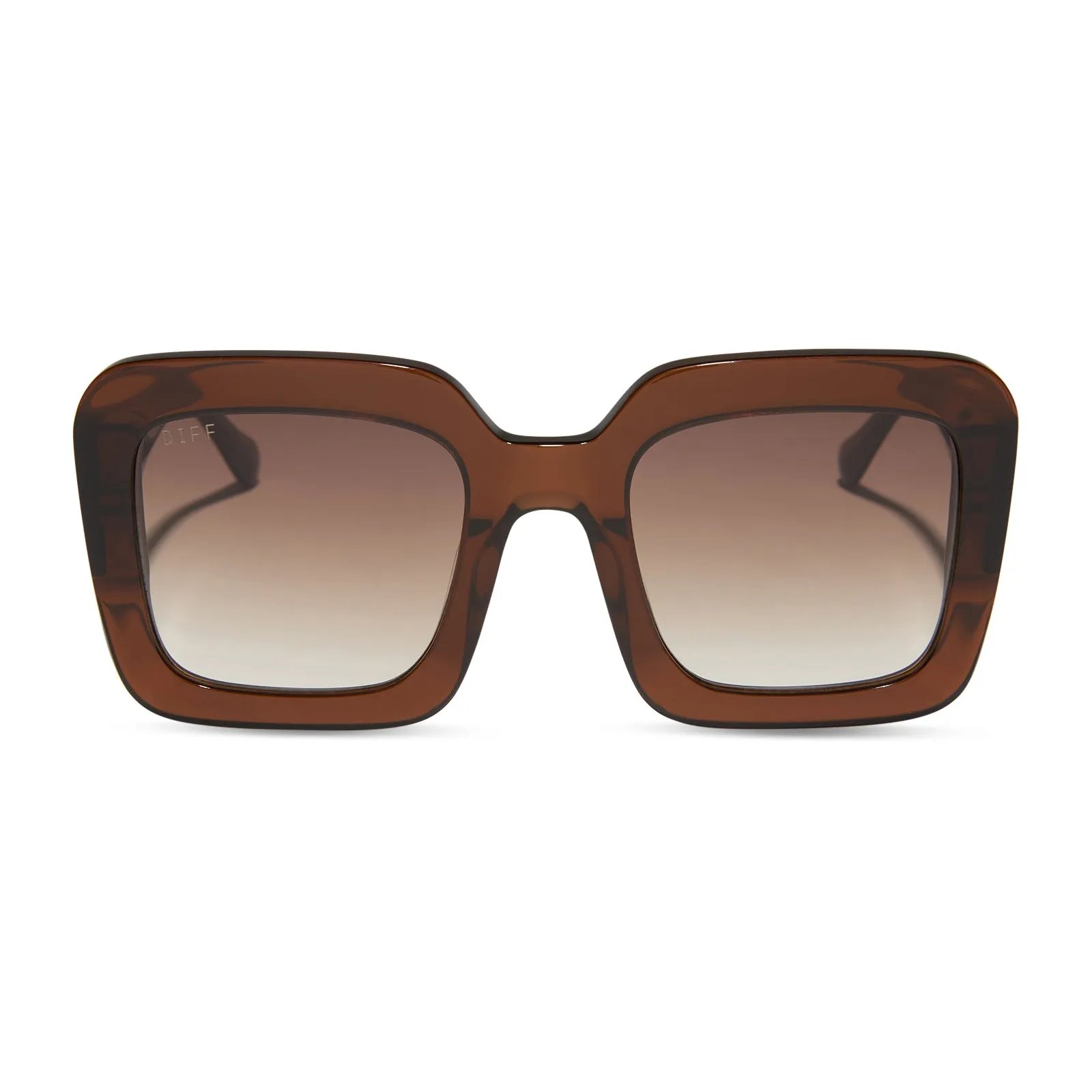 CHARISE - WHISKEY + BROWN GRADIENT + POLARIZED SUNGLASSES sold by Diff Eyewear