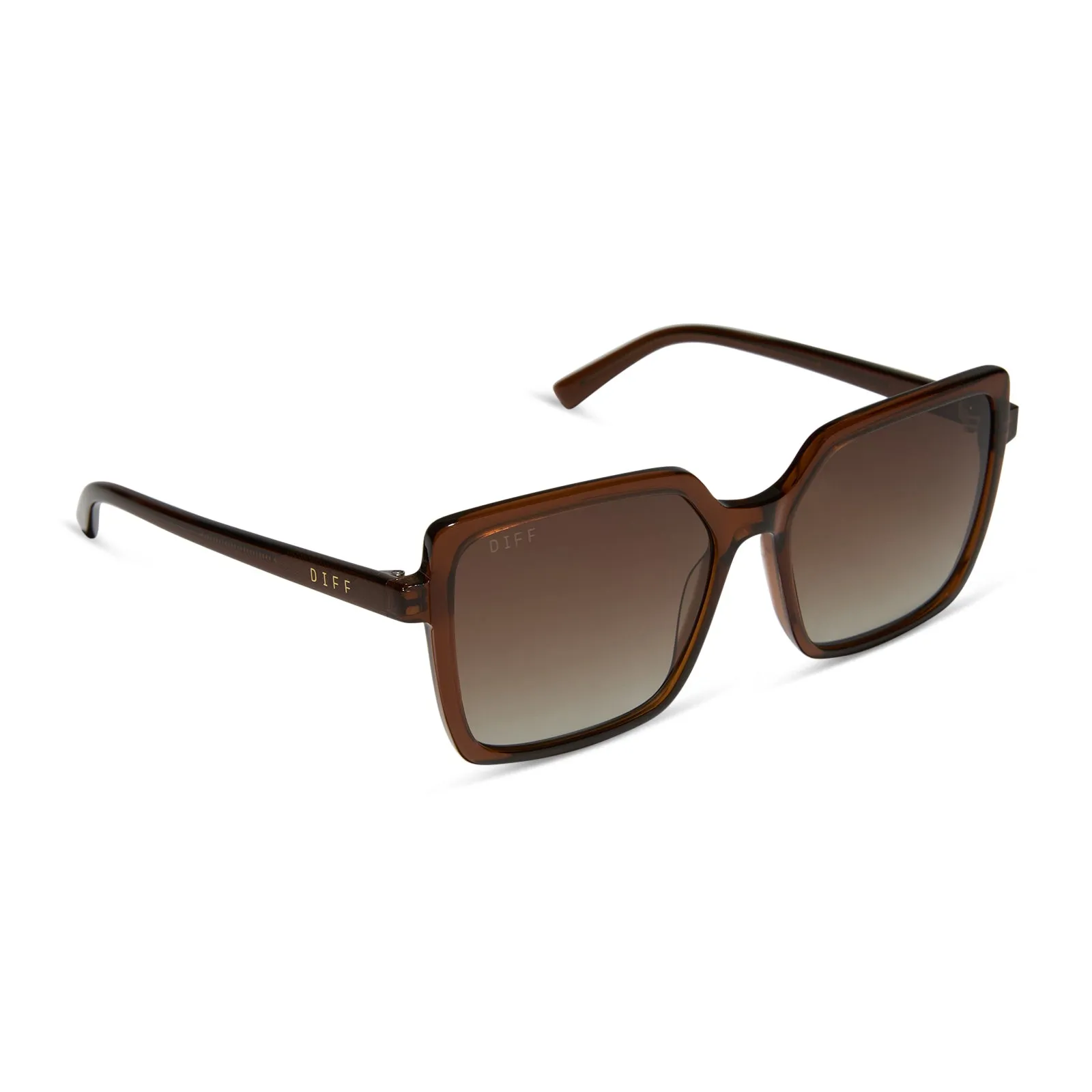 ESME - WHISKEY + BROWN GRADIENT + POLARIZED SUNGLASSES sold by Diff Eyewear product image thumbnail 2