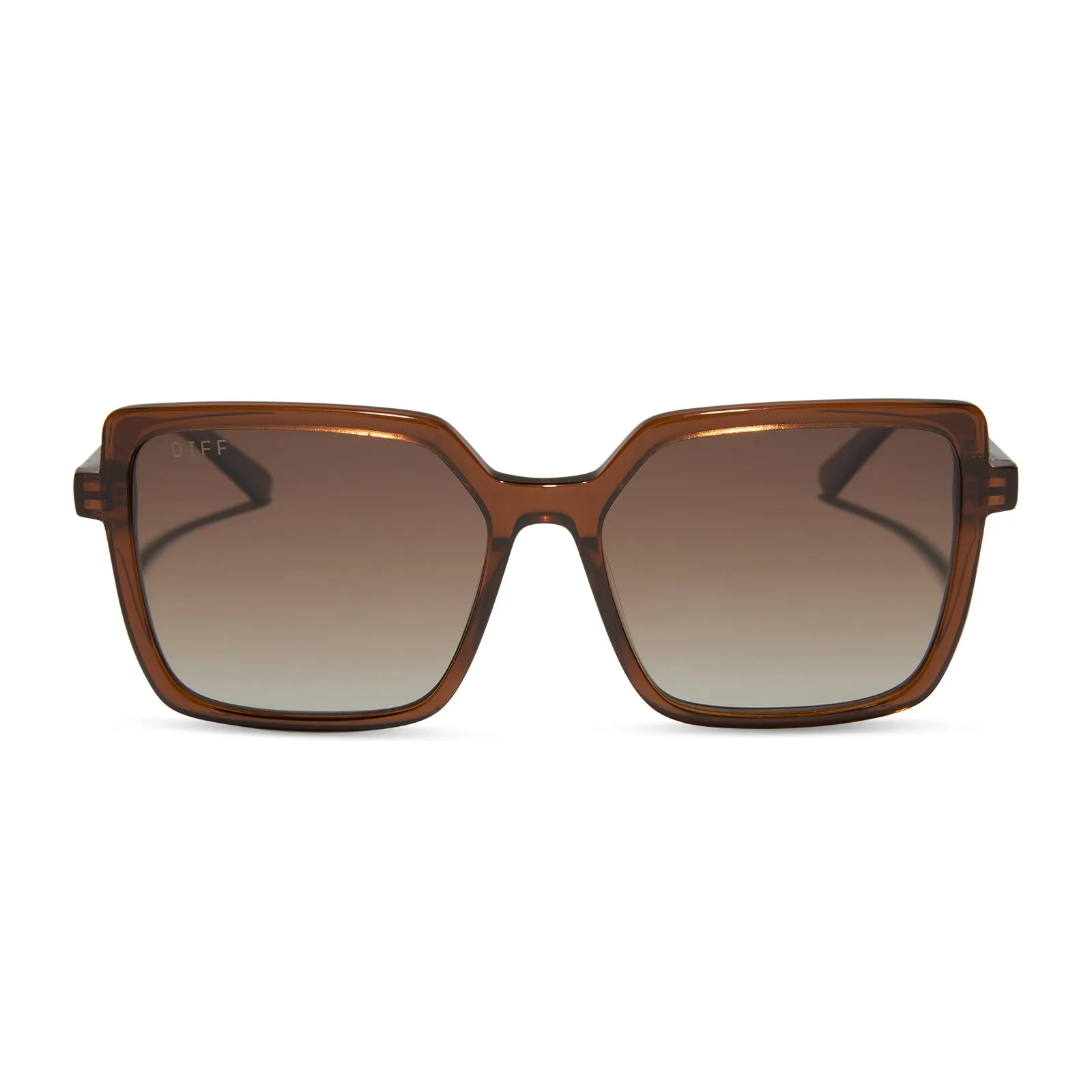 ESME - WHISKEY + BROWN GRADIENT + POLARIZED SUNGLASSES sold by Diff Eyewear