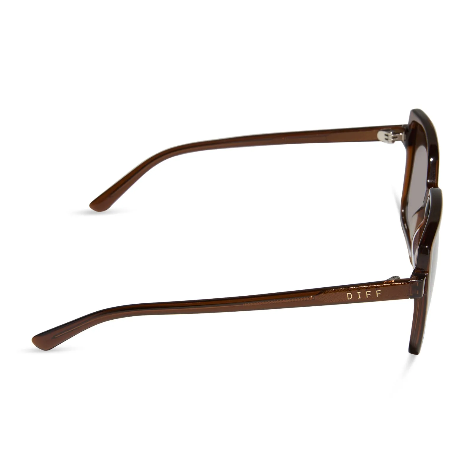 ESME - WHISKEY + BROWN GRADIENT + POLARIZED SUNGLASSES sold by Diff Eyewear product image thumbnail 3