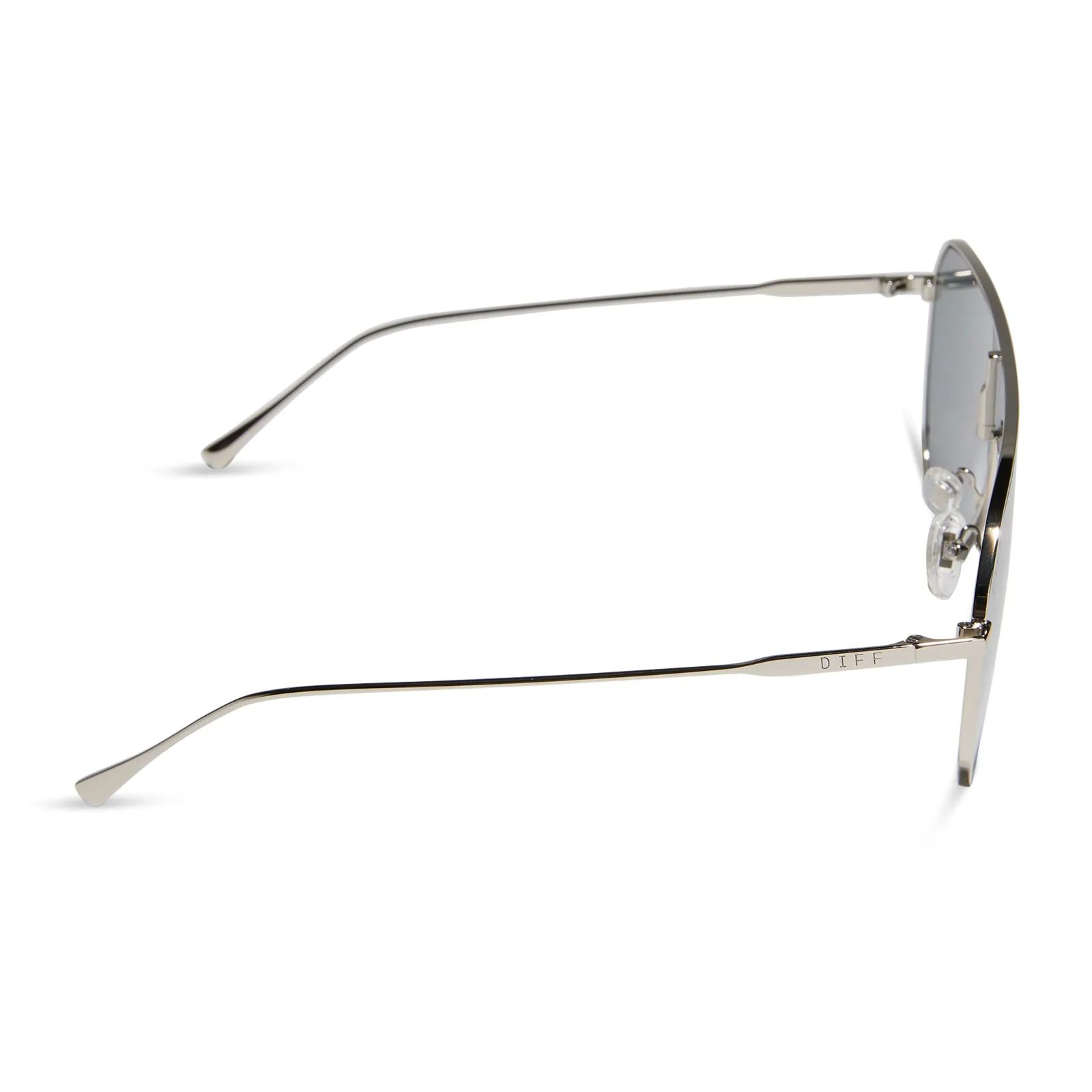 DASH SHIELD - SILVER + SILVER MIRROR SUNGLASSES sold by Diff Eyewear product image thumbnail 3