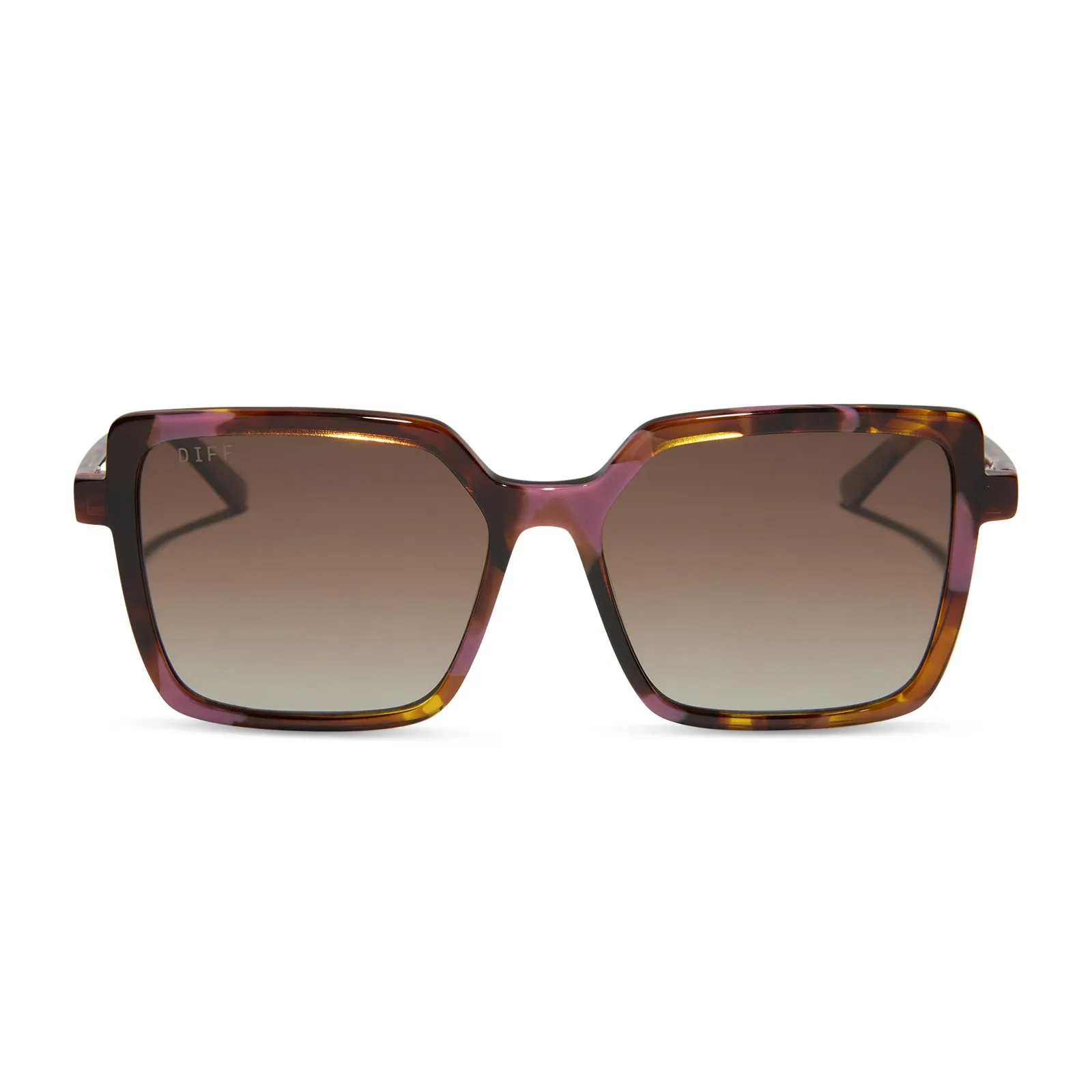 ESME - TORINO TORTOISE + BROWN GRADIENT + POLARIZED SUNGLASSES sold by Diff Eyewear