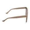 MEREDITH - ALMOND + SILVER FLASH + POLARIZED SUNGLASSES sold by Diff Eyewear