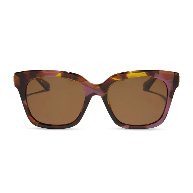 BELLA XS - TORINO TORTOISE + BROWN + POLARIZED SUNGLASSES sold by Diff Eyewear