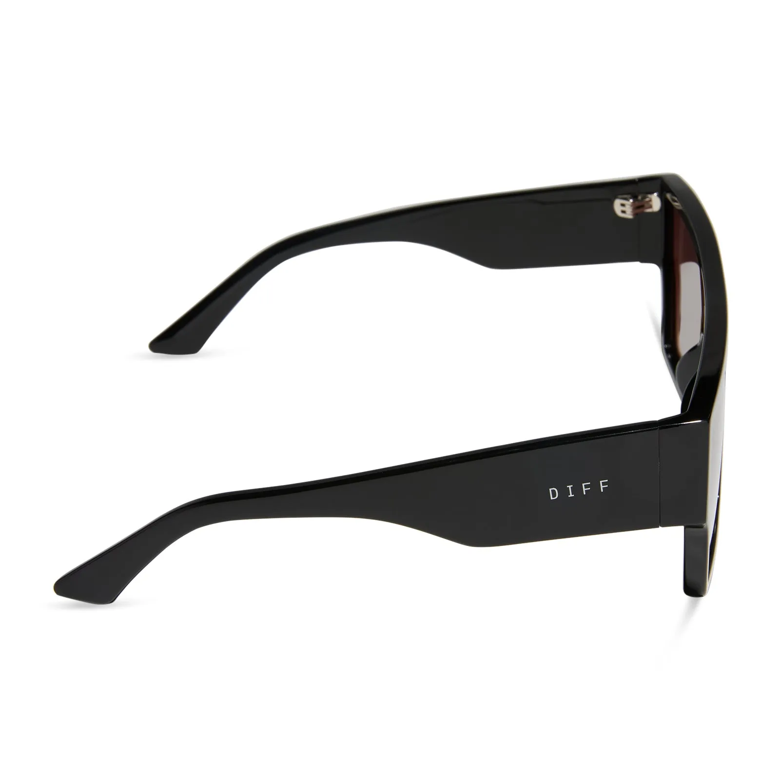 ELECTRA - BLACK + BROWN GRADIENT SUNGLASSES sold by Diff Eyewear product image thumbnail 3