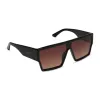 ELECTRA - BLACK + BROWN GRADIENT SUNGLASSES sold by Diff Eyewear