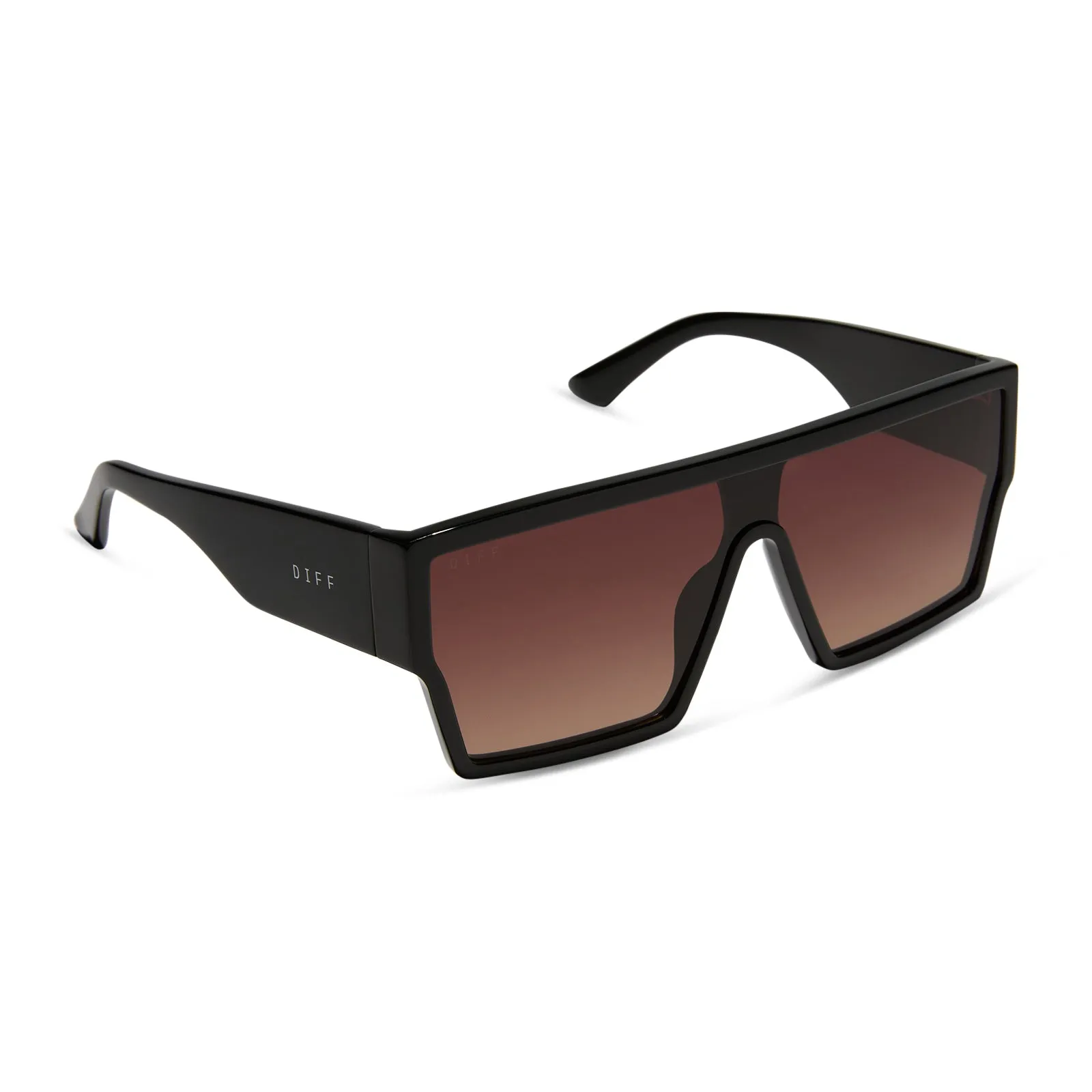 ELECTRA - BLACK + BROWN GRADIENT SUNGLASSES sold by Diff Eyewear product image thumbnail 2