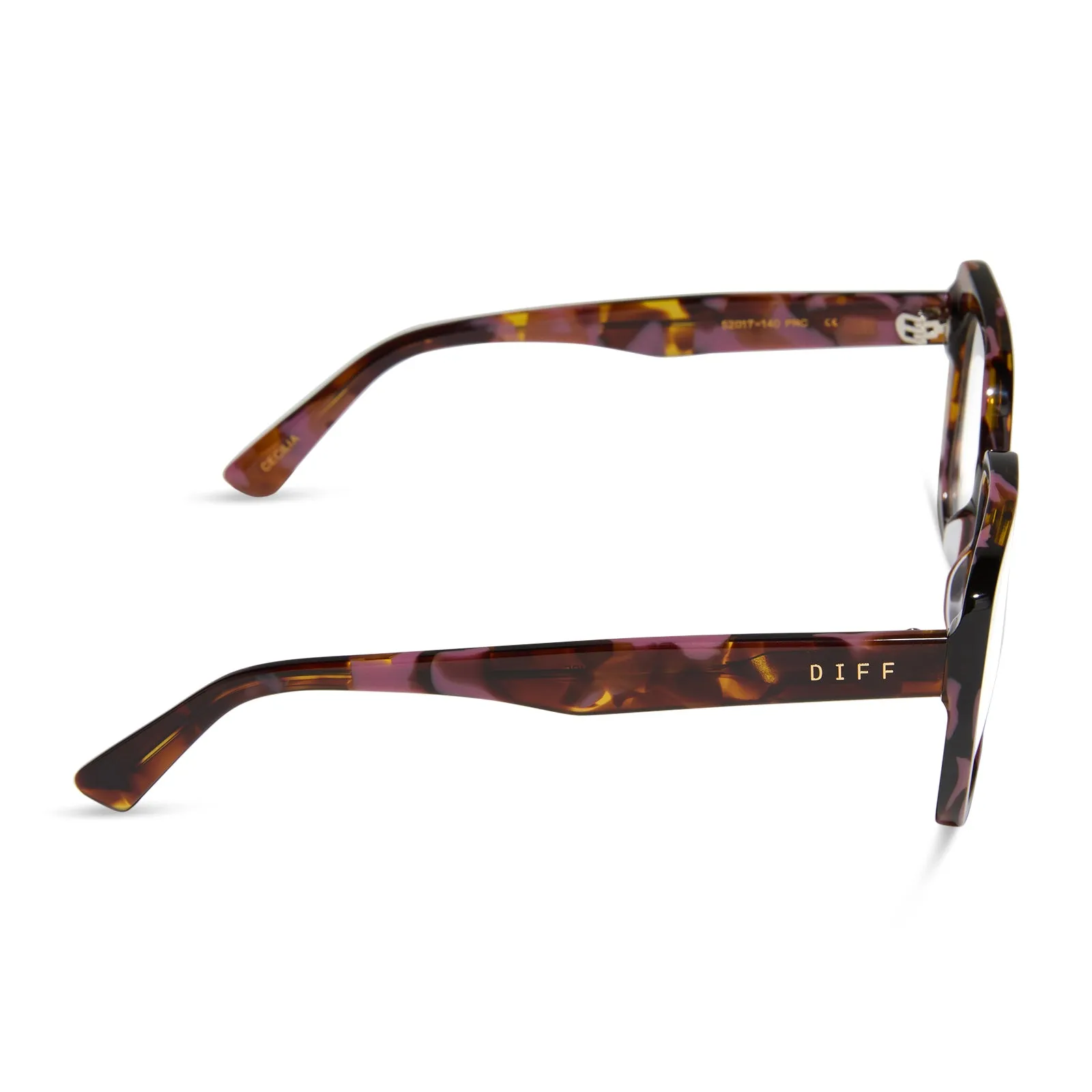 CECILIA - TORINO TORTOISE + GLASSES sold by Diff Eyewear product image thumbnail 3