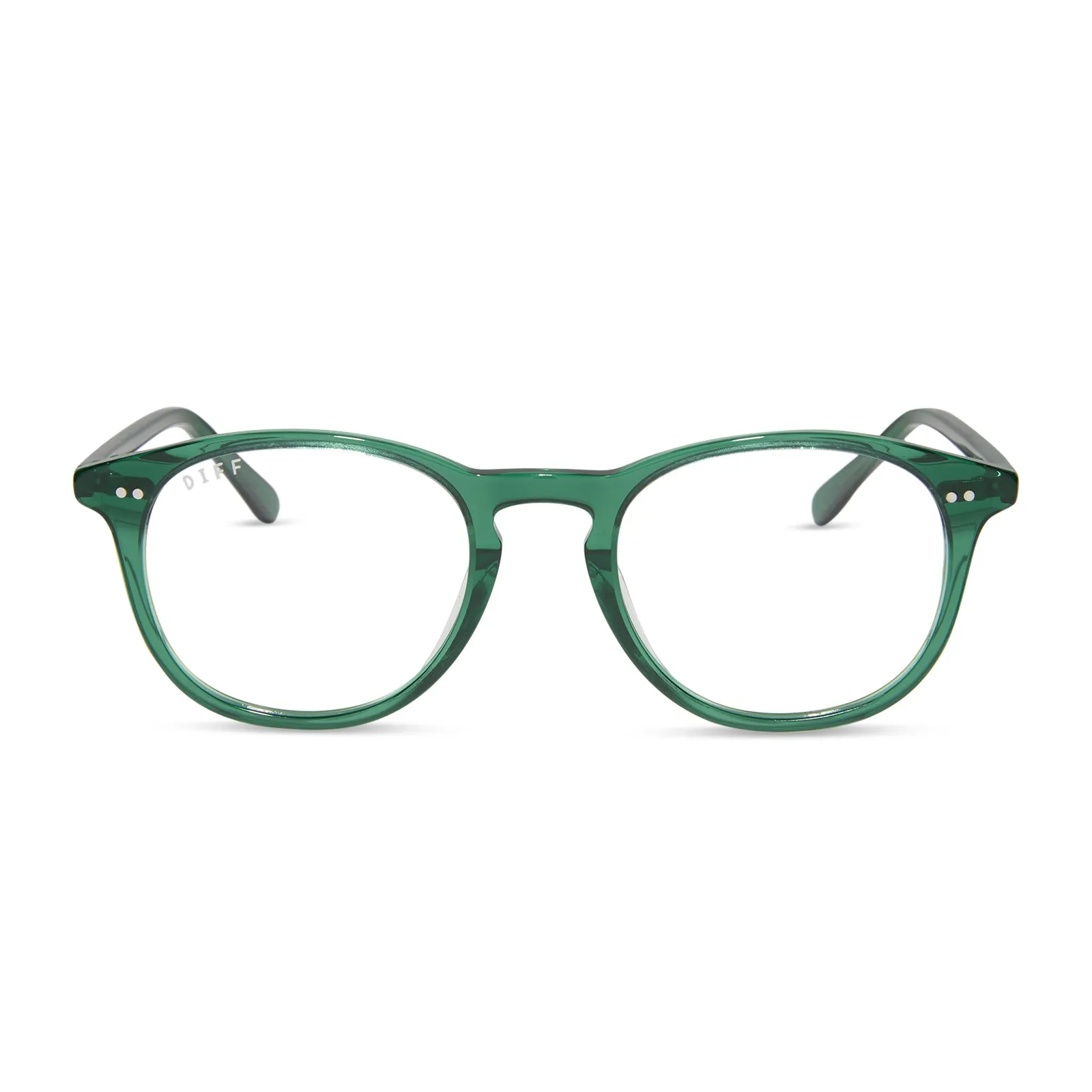 JAXSON - DEEP IVY + PRESCRIPTION GLASSES sold by Diff Eyewear