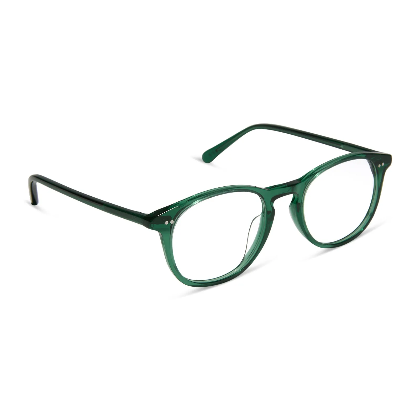 JAXSON - DEEP IVY + PRESCRIPTION GLASSES sold by Diff Eyewear product image thumbnail 2