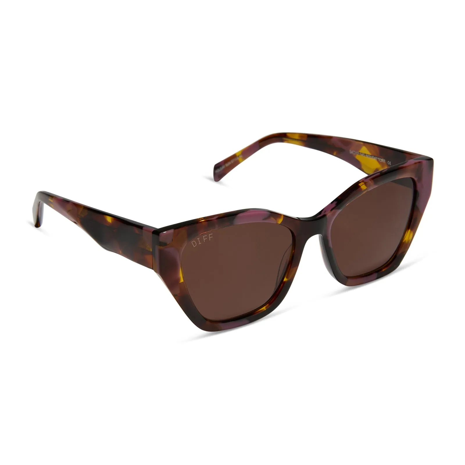 EVIE - TORINO TORTOISE + BROWN SUNGLASSES sold by Diff Eyewear product image thumbnail 2