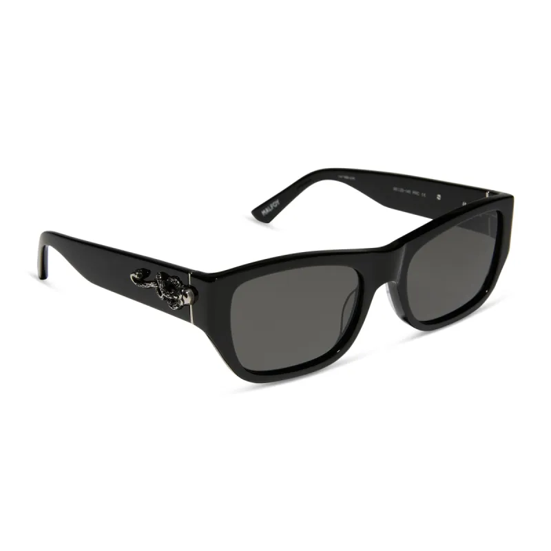 MALFOY™️ - BLACK + GREY SUNGLASSES made by Diff Eyewear