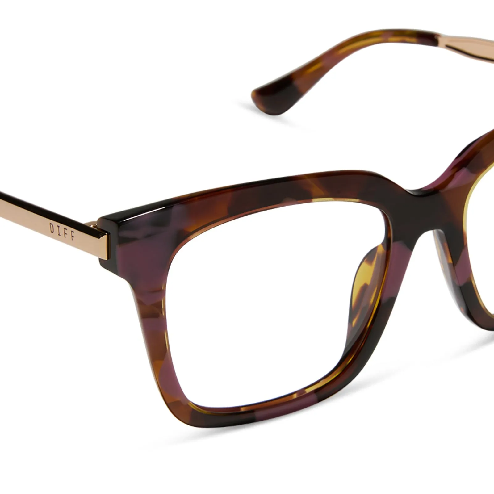 BELLA - TORINO TORTOISE + GLASSES sold by Diff Eyewear product image thumbnail 4