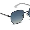 JESSIE JAMES DECKER - JJD + DEEP NAVY METAL + AEGEAN BLUE FLASH SUNGLASSES sold by Diff Eyewear