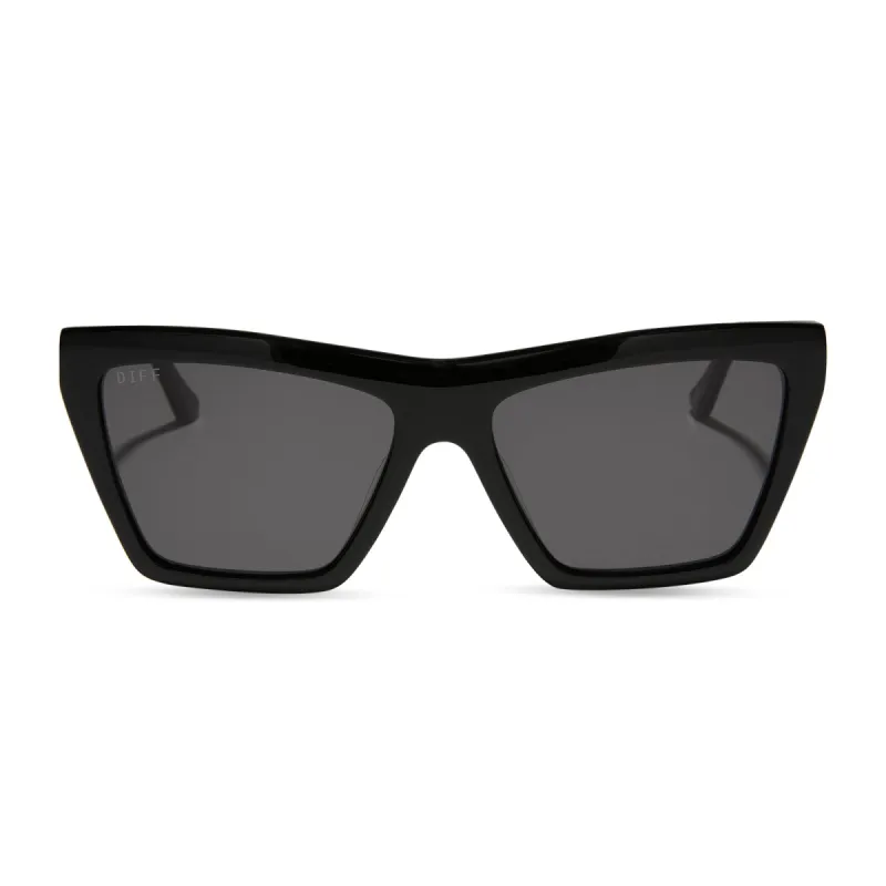 JESSIE JAMES DECKER - VIVI + BLACK + GREY SUNGLASSES sold by Diff Eyewear