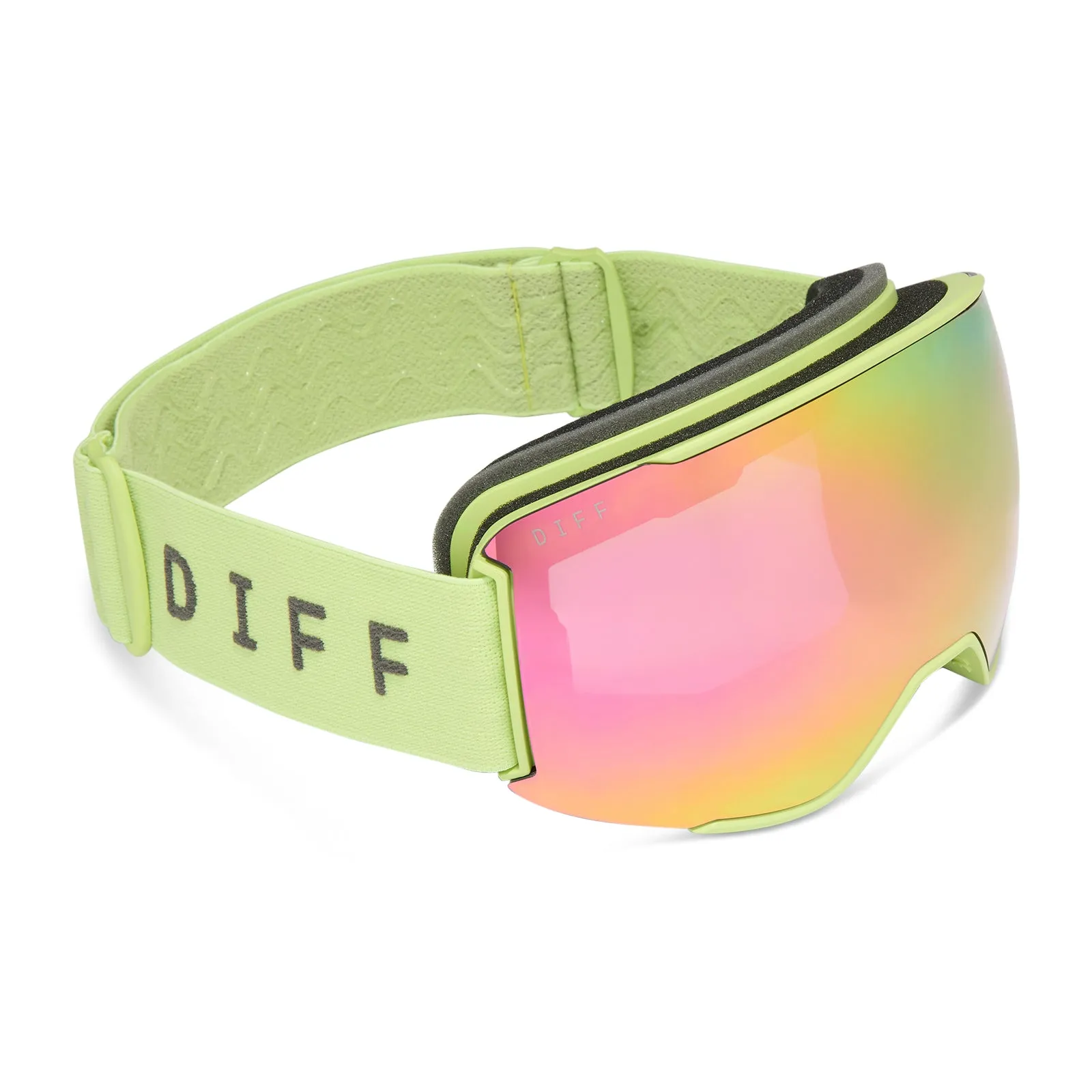 SNOW GOGGLES - ALPINE + LIME GREEN + HOT PINK MIRROR + POLARIZED GOGGLES & FREE GLACIER GREY LENS sold by Diff Eyewear product image thumbnail 2